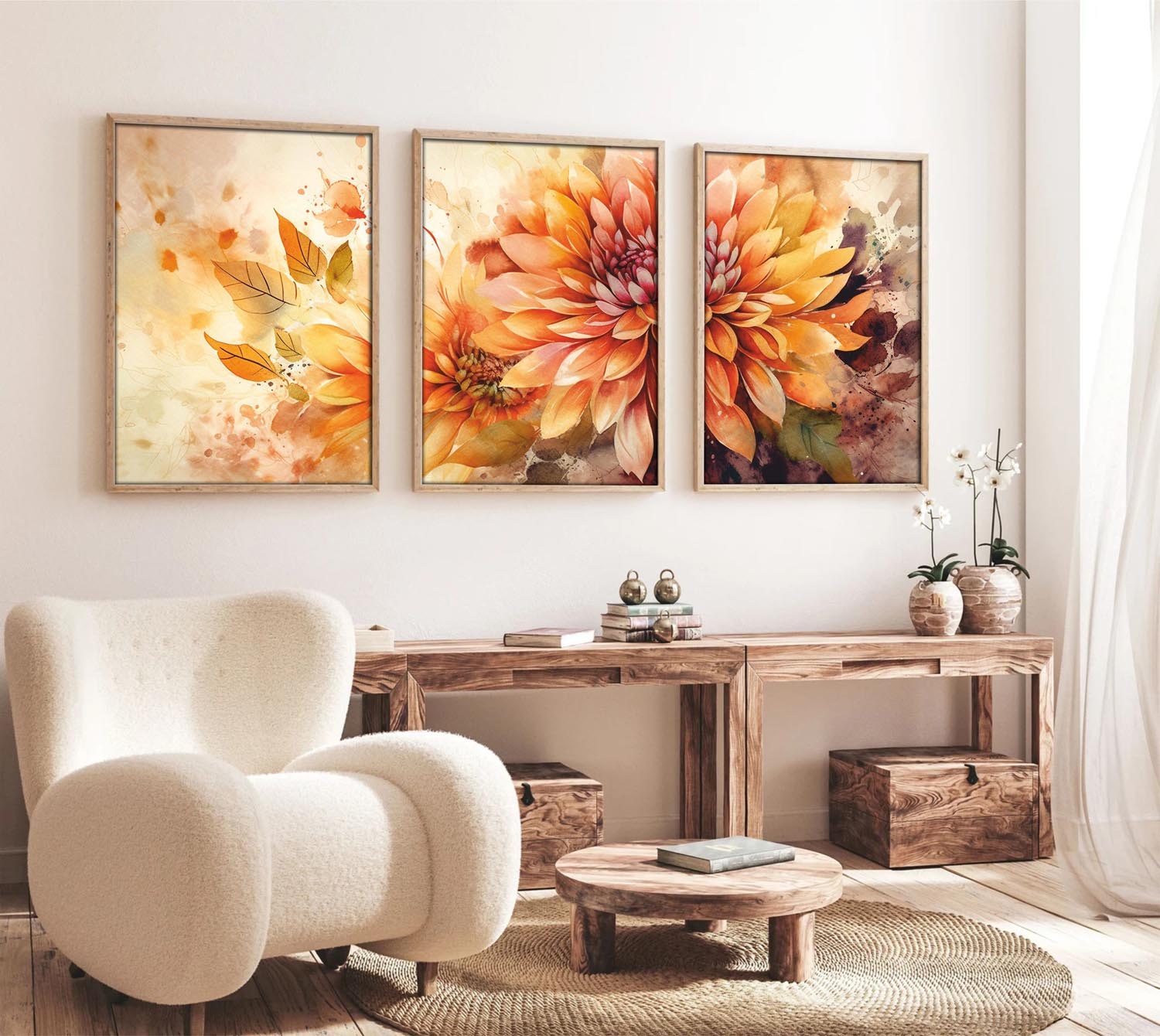 Huhu220 - 50 x 70 in Mehrfarbig präsentiert im Onlineshop von KAQTU Design AG. Bild ist von Wallity
