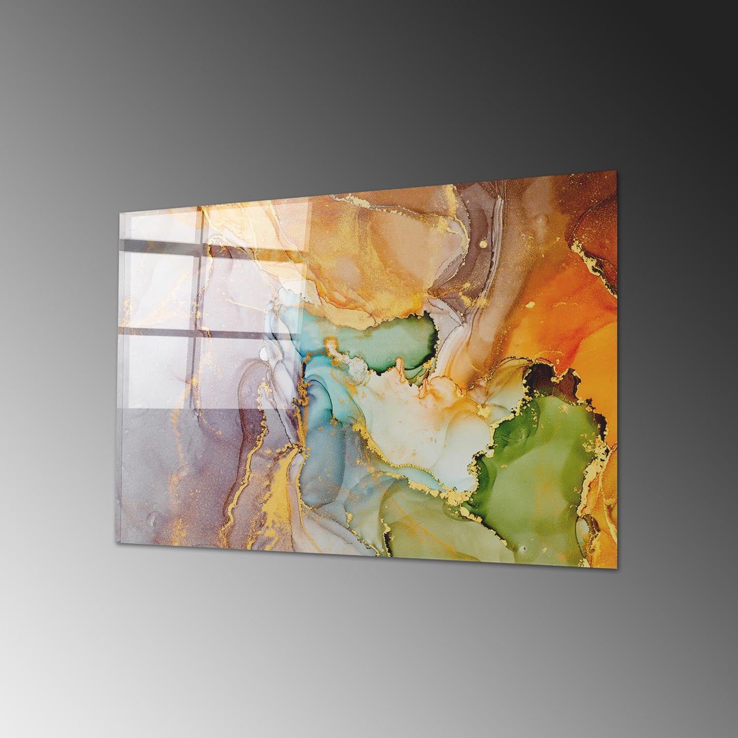2078 - 70 x 100 in Mehrfarbig präsentiert im Onlineshop von KAQTU Design AG. Bild ist von Wallity