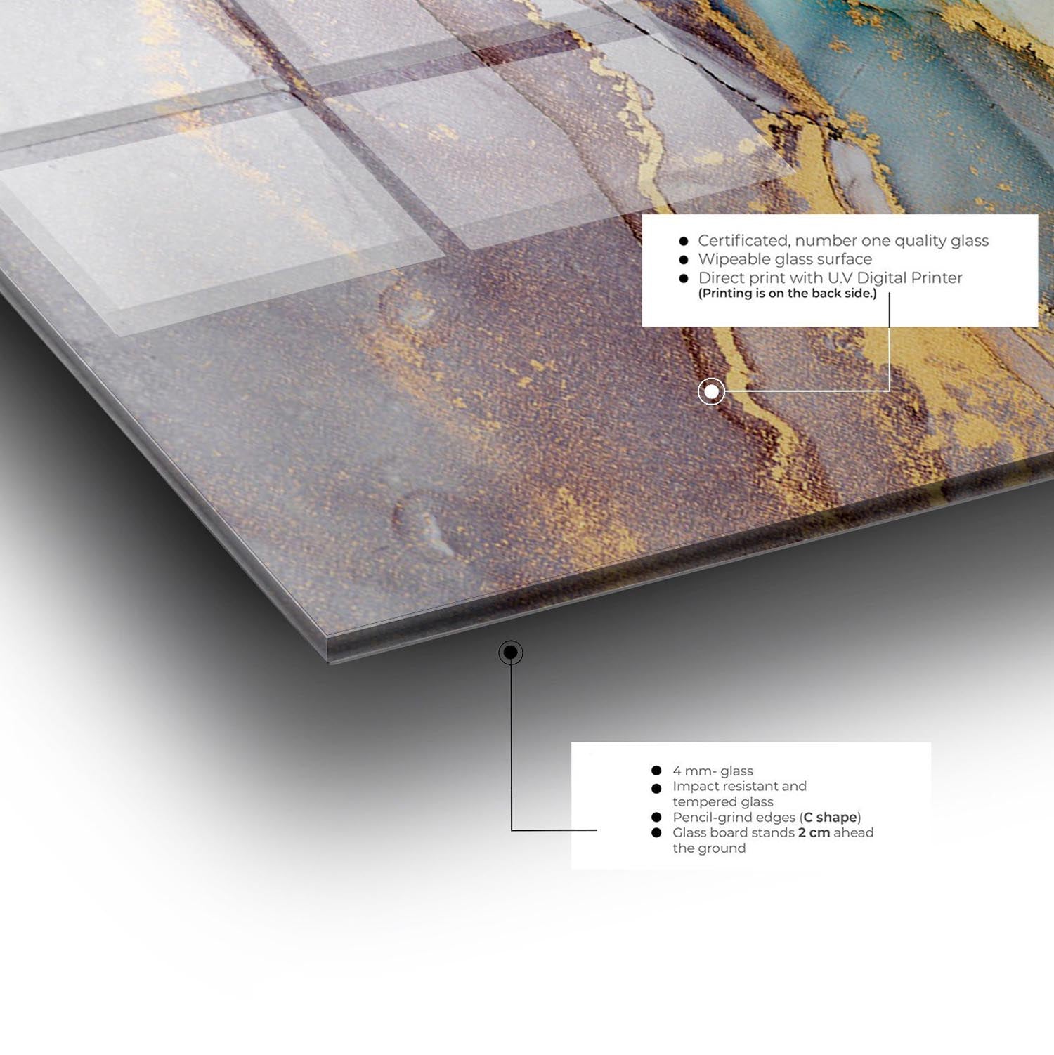 2078 - 70 x 100 in Mehrfarbig präsentiert im Onlineshop von KAQTU Design AG. Bild ist von Wallity