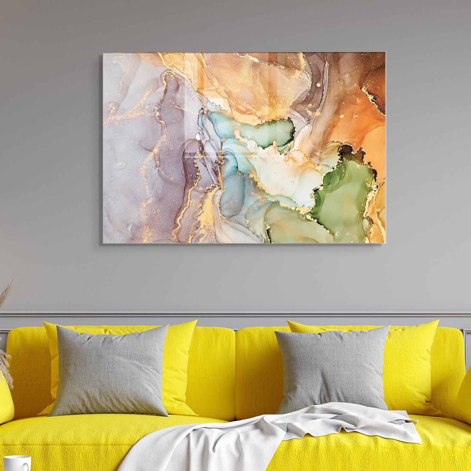 2078 - 70 x 100 in Mehrfarbig präsentiert im Onlineshop von KAQTU Design AG. Bild ist von Wallity