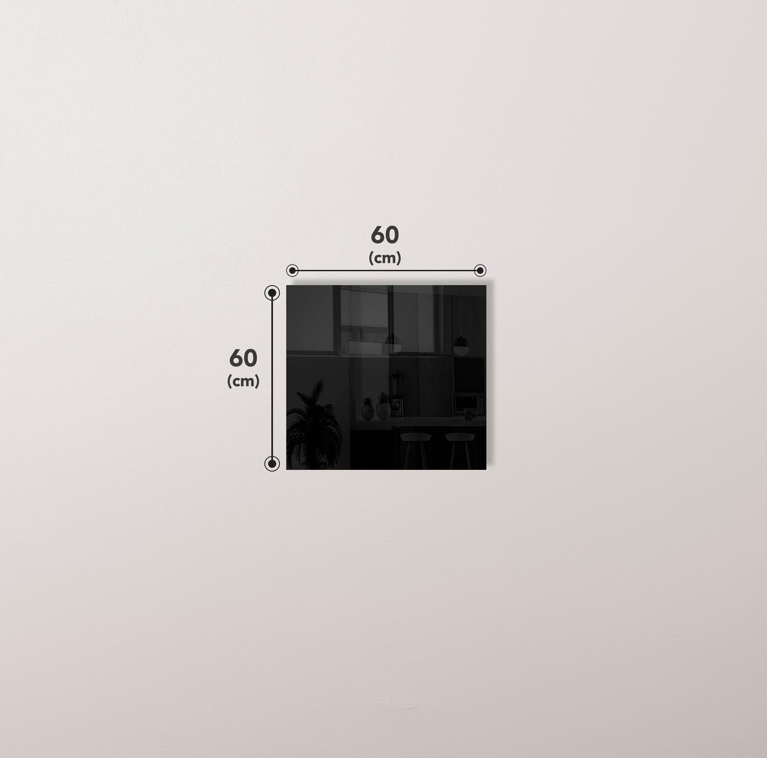 2299 - 60 x 60 in Mehrfarbig präsentiert im Onlineshop von KAQTU Design AG. Bild ist von Wallity