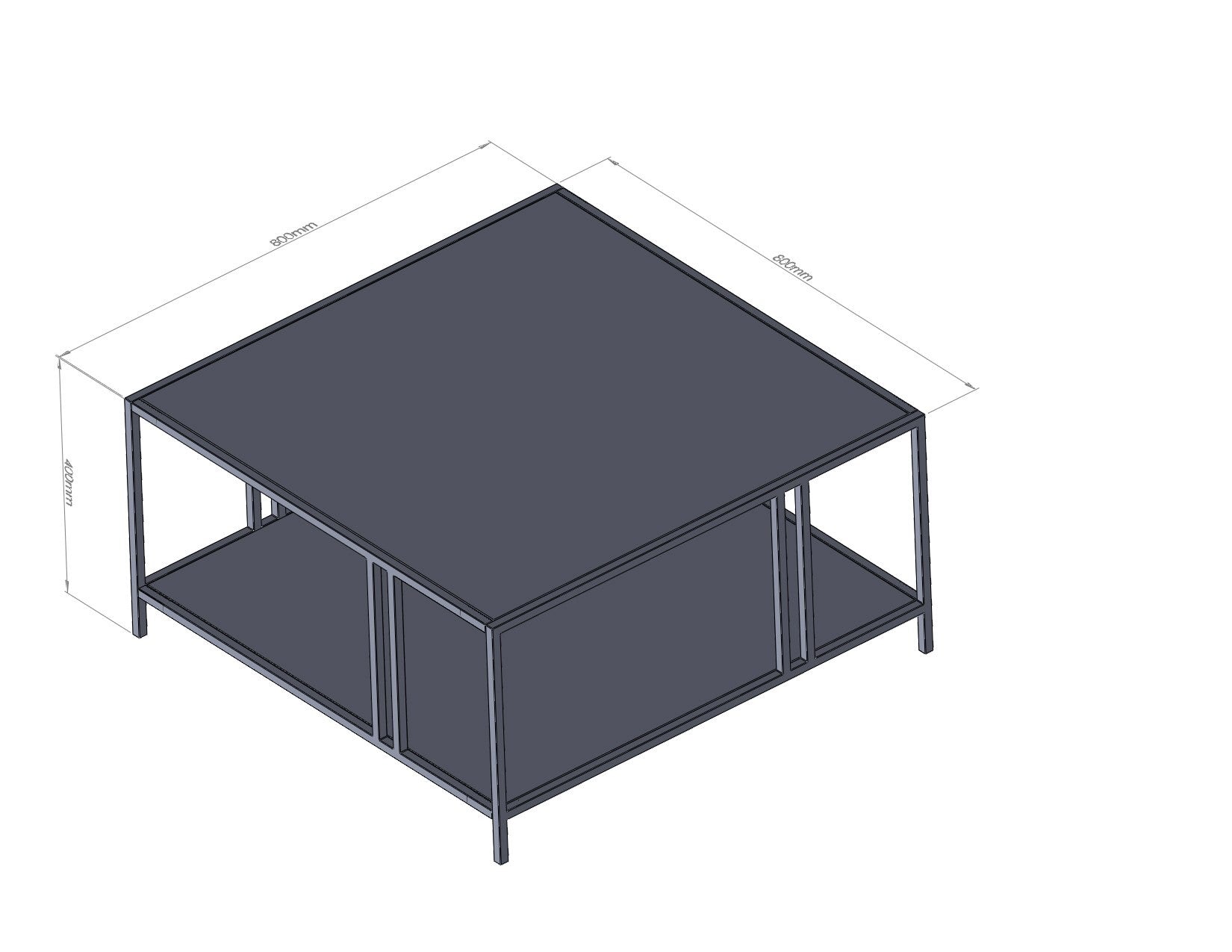Uranüs - Black Chipboard in Schwarz präsentiert im Onlineshop von KAQTU Design AG. Beistelltisch ist von Hanah Home