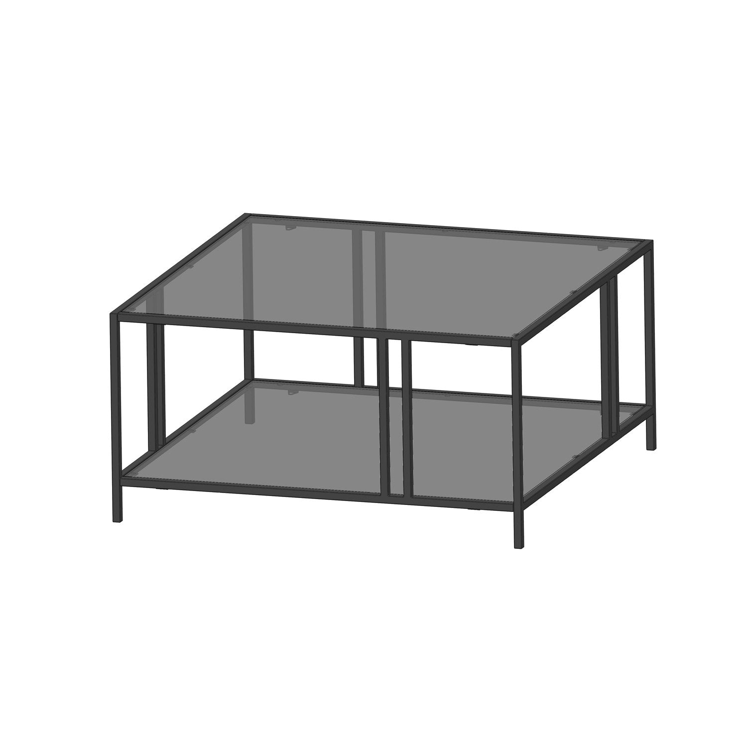 Uranüs - Black, Fume in Schwarz präsentiert im Onlineshop von KAQTU Design AG. Beistelltisch ist von Hanah Home