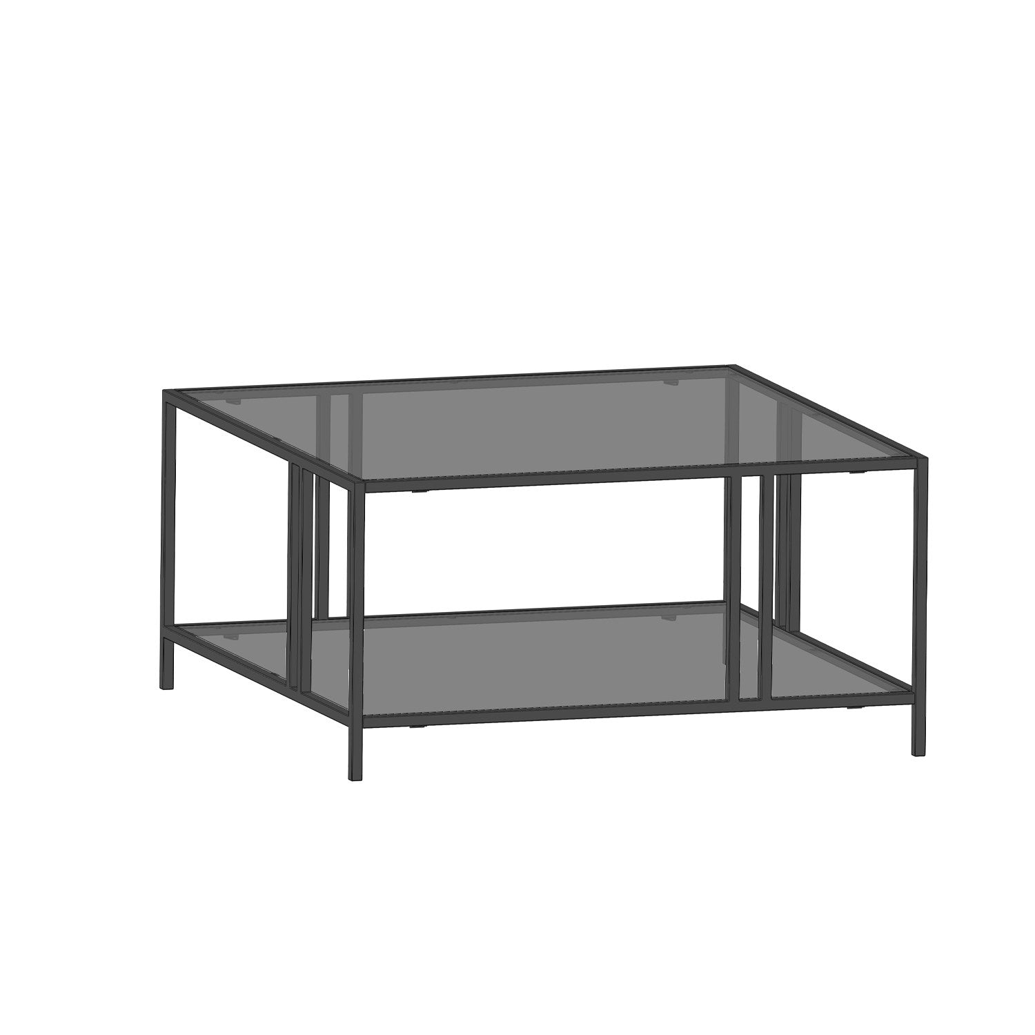 Uranüs - Black, Fume in Schwarz präsentiert im Onlineshop von KAQTU Design AG. Beistelltisch ist von Hanah Home