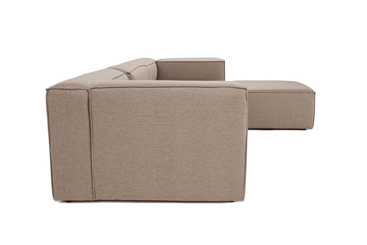 Fora - Brown in Braun präsentiert im Onlineshop von KAQTU Design AG. Ecksofa ist von Atelier Del Sofa