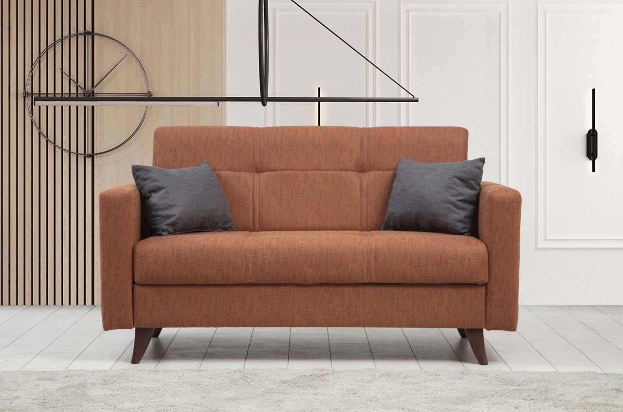 Polya - Tile Red in Fliese Rot präsentiert im Onlineshop von KAQTU Design AG. Bettsofa ist von Atelier Del Sofa