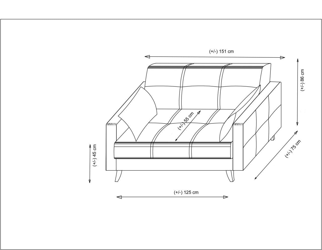 Polya - Dark Grey in Dunkelgrau präsentiert im Onlineshop von KAQTU Design AG. Bettsofa ist von Atelier Del Sofa