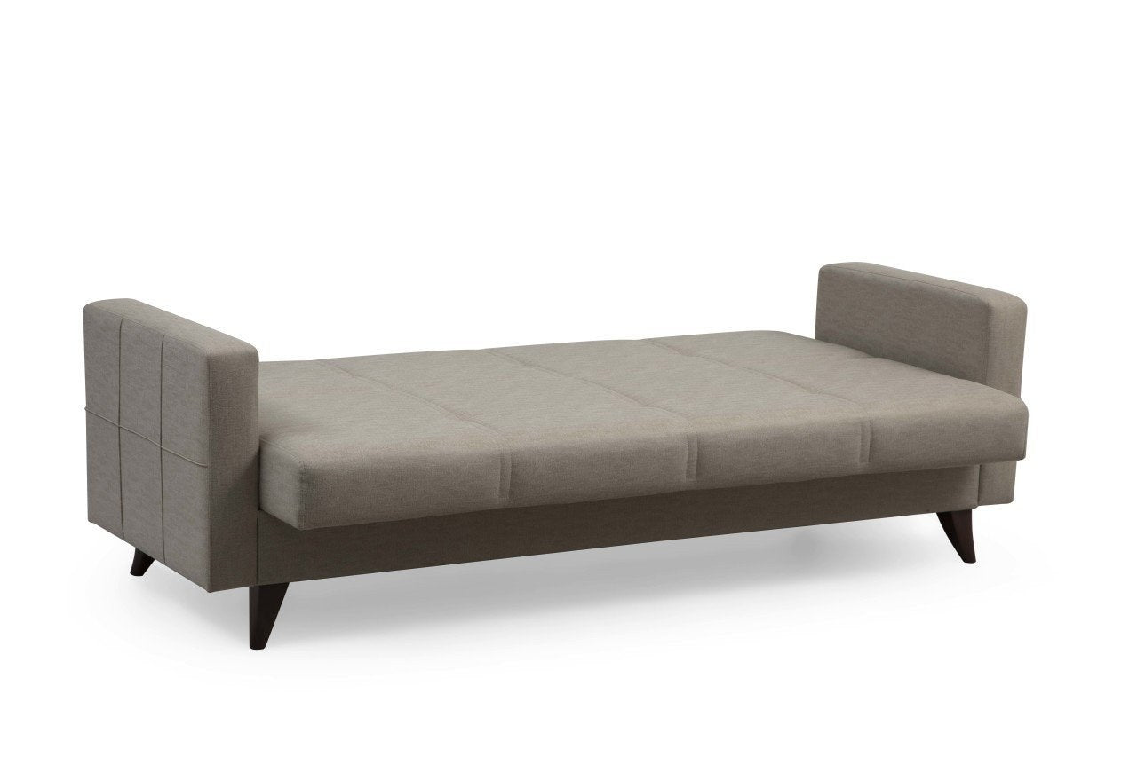 Polya - Beige in Beige präsentiert im Onlineshop von KAQTU Design AG. Bettsofa ist von Atelier Del Sofa