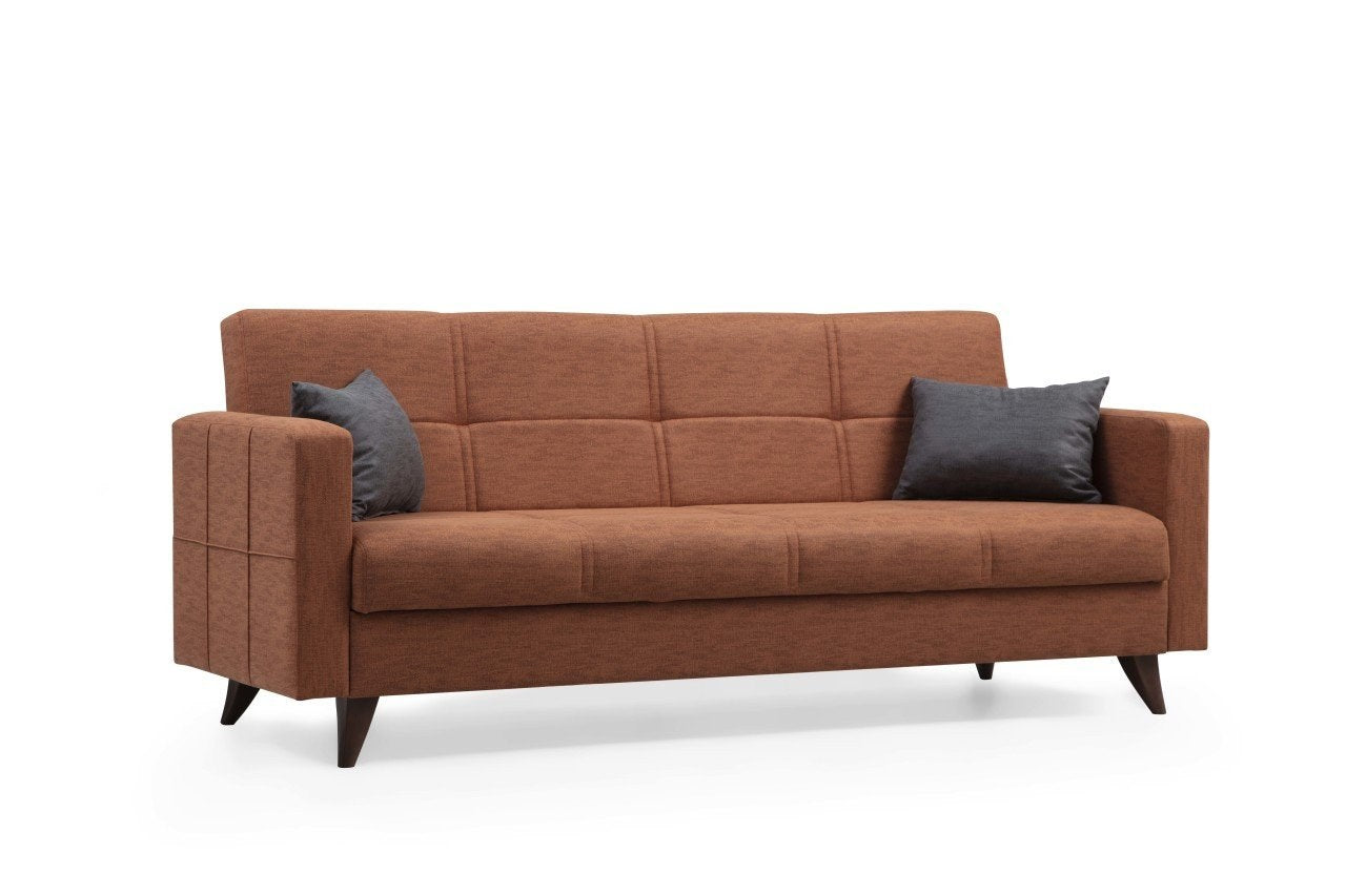 Polya - Tile Red in Fliese Rot präsentiert im Onlineshop von KAQTU Design AG. Bettsofa ist von Atelier Del Sofa