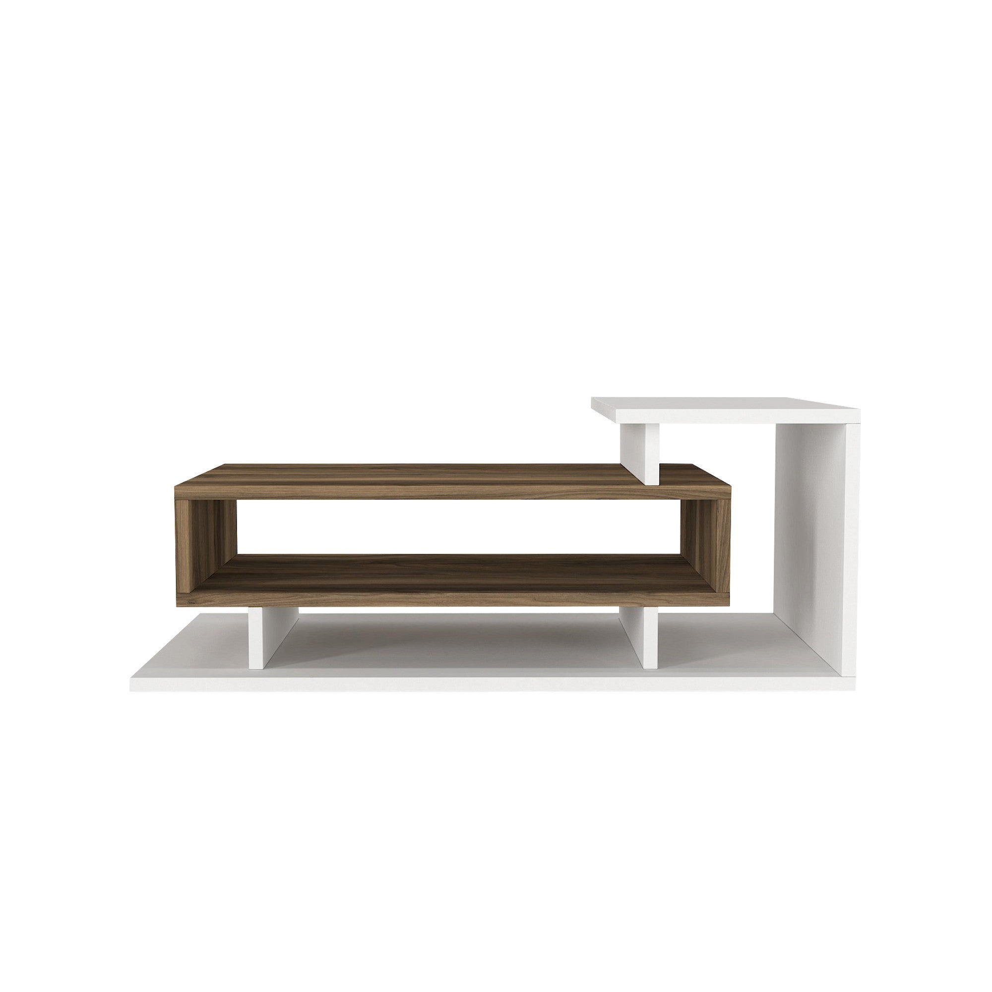 Spring - White, Walnut in Weisser Walnuss präsentiert im Onlineshop von KAQTU Design AG. Beistelltisch ist von Hanah Home