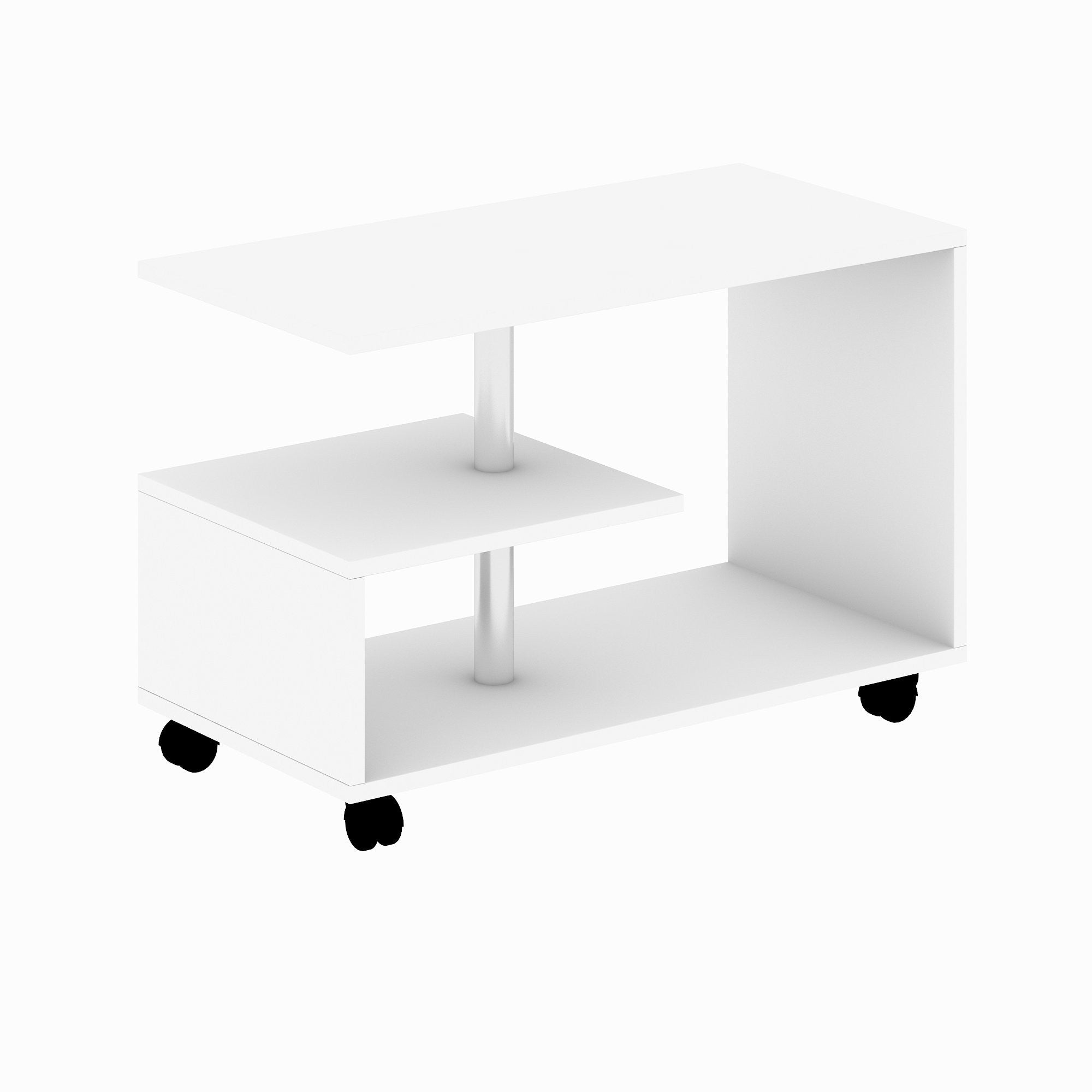 Karanfil - White in Weiss präsentiert im Onlineshop von KAQTU Design AG. Beistelltisch ist von Hanah Home