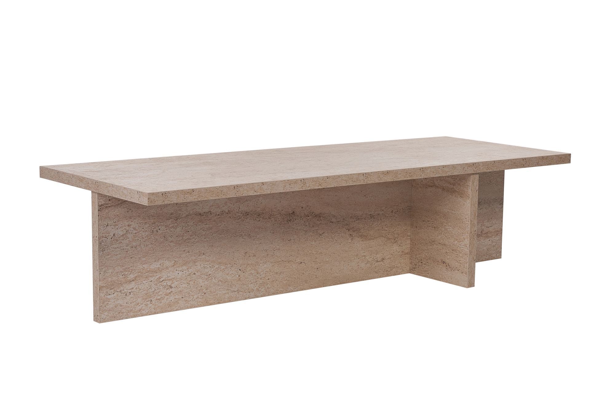 Harbor - Travertine in Travertin präsentiert im Onlineshop von KAQTU Design AG. Beistelltisch ist von Nordure