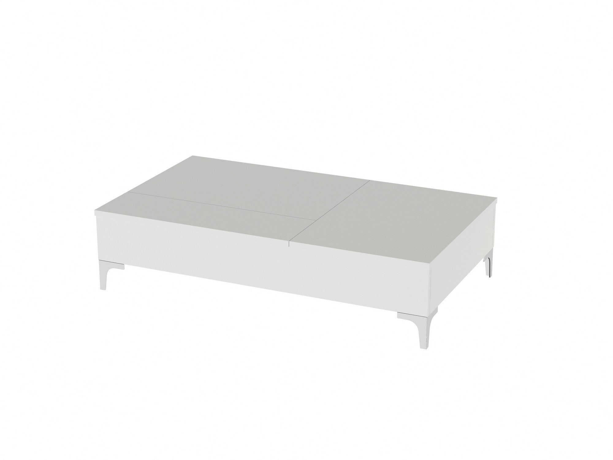 Esinti - White in Weiss präsentiert im Onlineshop von KAQTU Design AG. Beistelltisch ist von Hanah Home