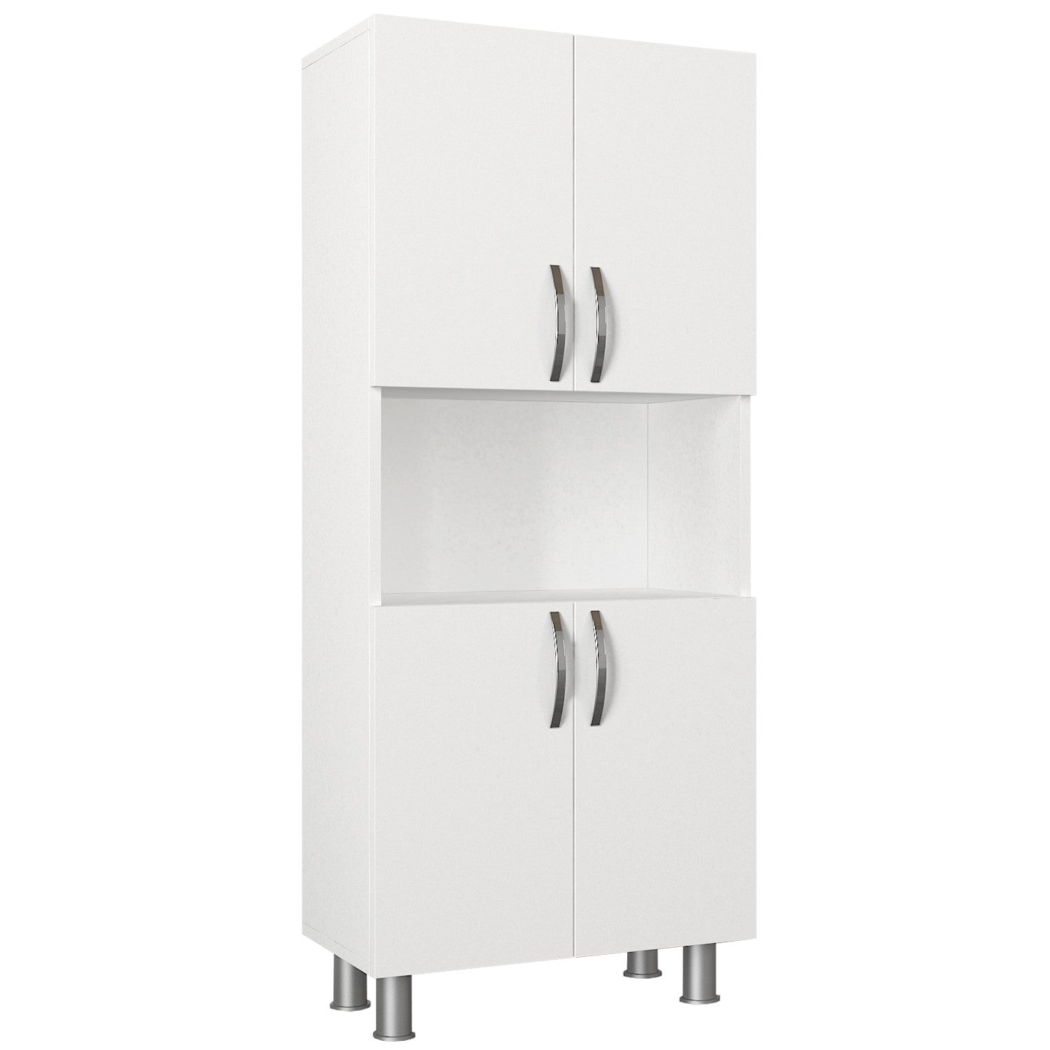William - White in Weiss präsentiert im Onlineshop von KAQTU Design AG. Kommode ist von Hanah Home