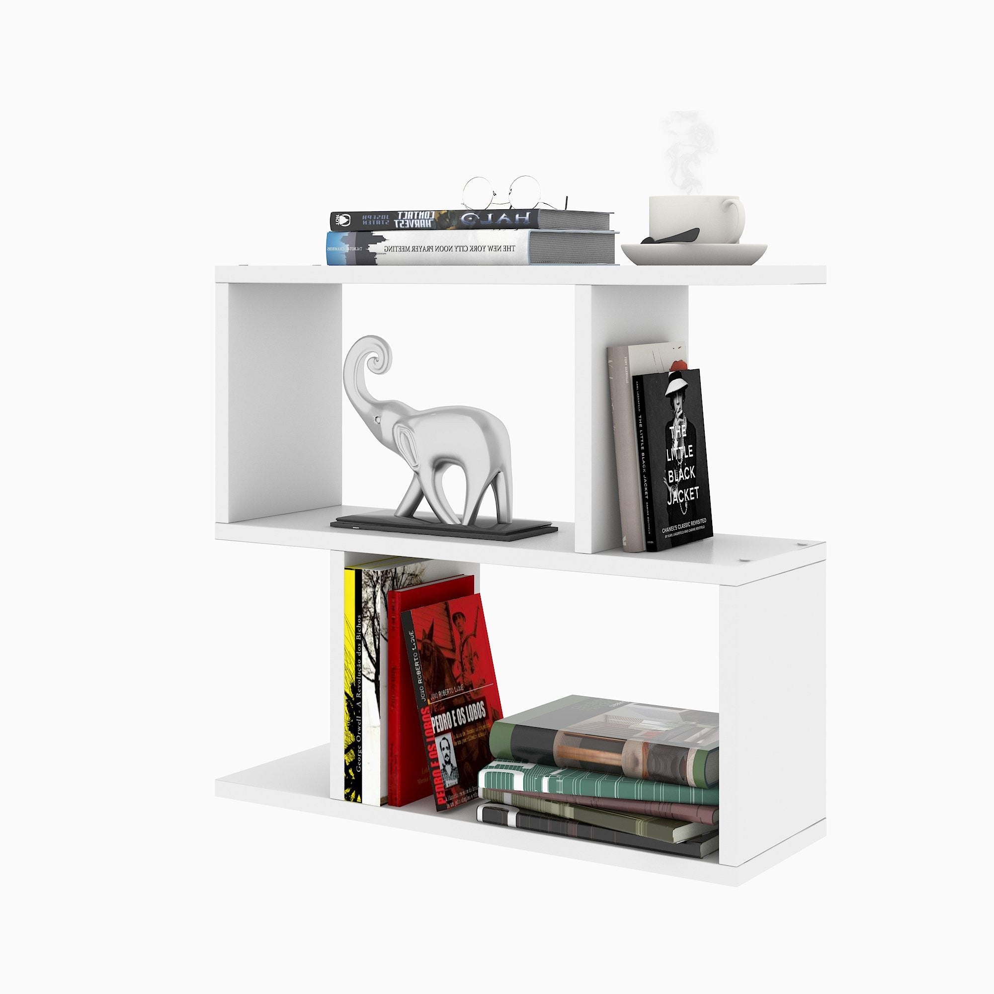 Lale - White in Weiss präsentiert im Onlineshop von KAQTU Design AG. Beistelltisch ist von Hanah Home
