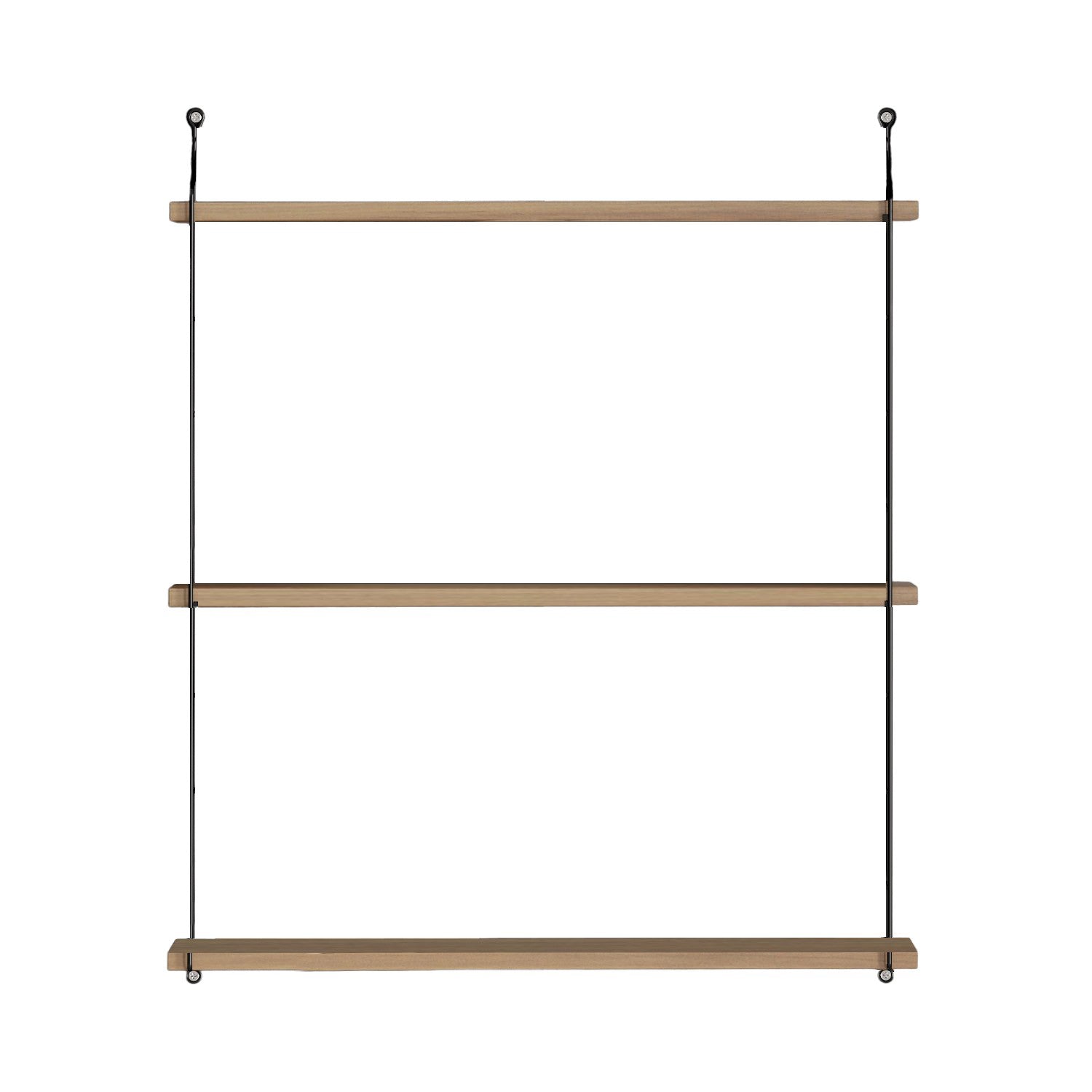 Armoni 3'lü - Walnut in Walnuss präsentiert im Onlineshop von KAQTU Design AG. Wandregal ist von Hanah Home