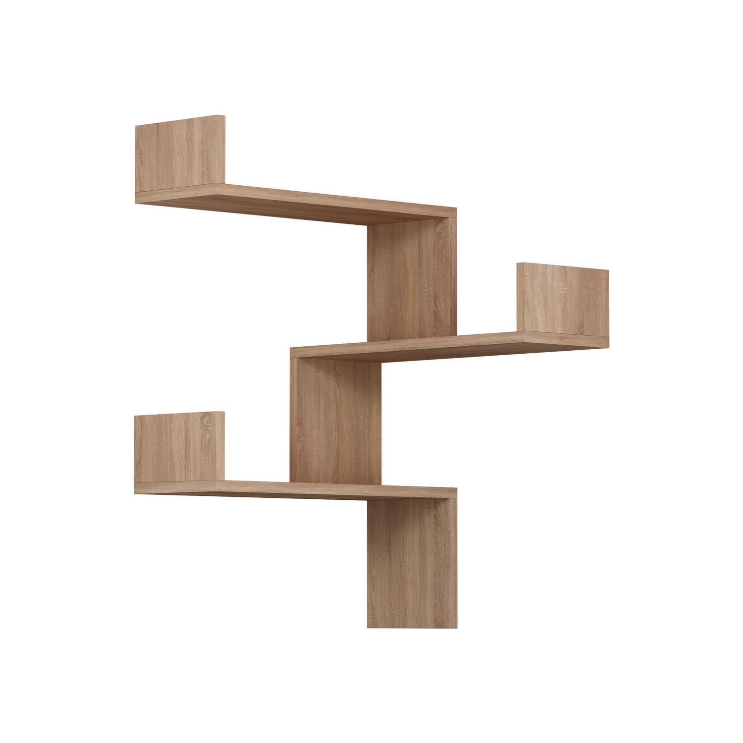 Luksa - Oak in Eiche präsentiert im Onlineshop von KAQTU Design AG. Wandregal ist von Hanah Home
