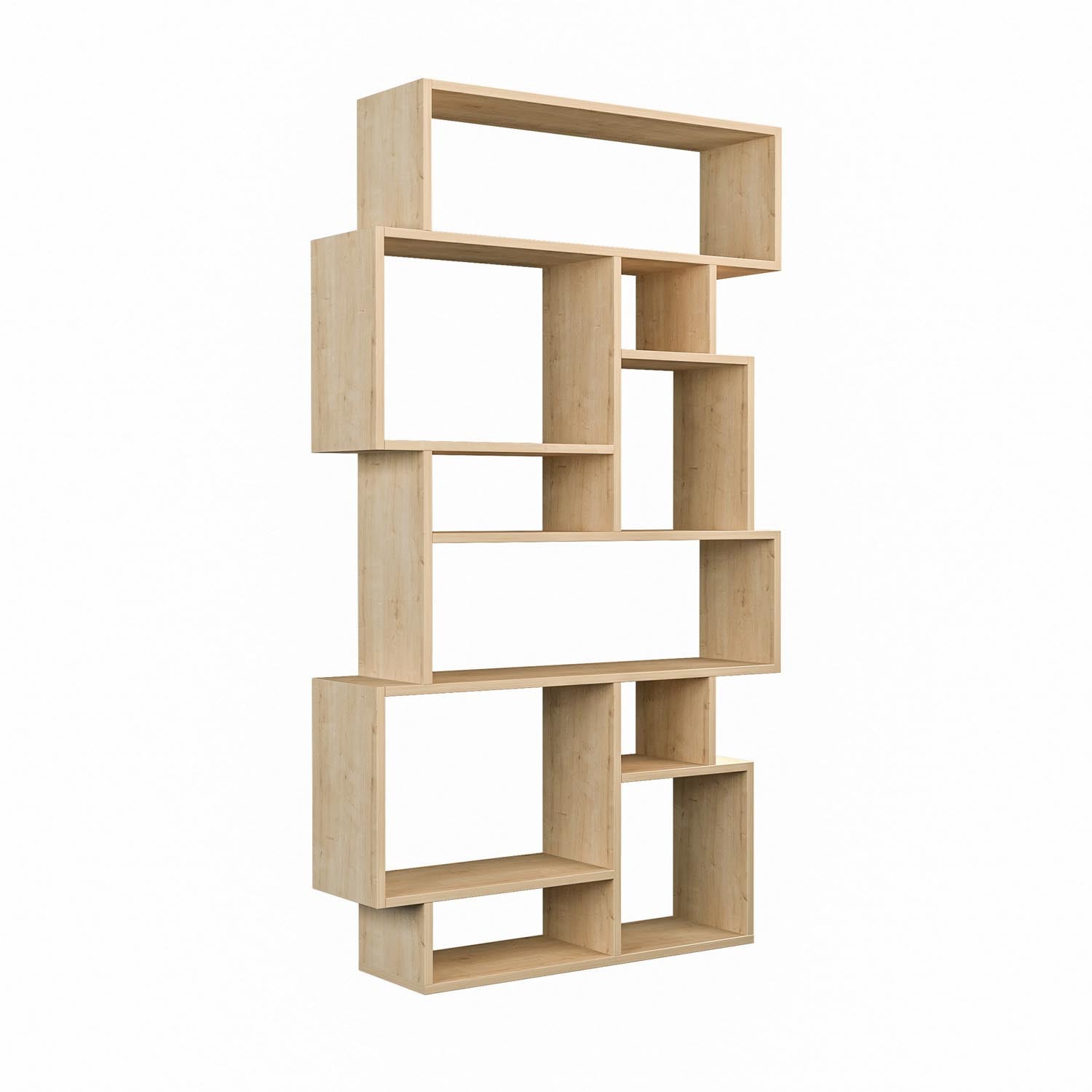 Karmato - Sonoma Oak in Sonoma Eiche präsentiert im Onlineshop von KAQTU Design AG. Bücherregal ist von Hanah Home