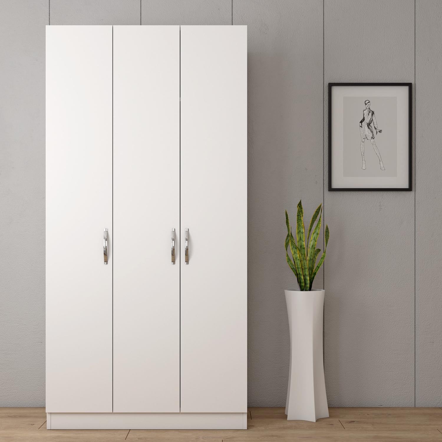 FRN-12023 in Weiss präsentiert im Onlineshop von KAQTU Design AG. Garderobe ist von Hanah Home