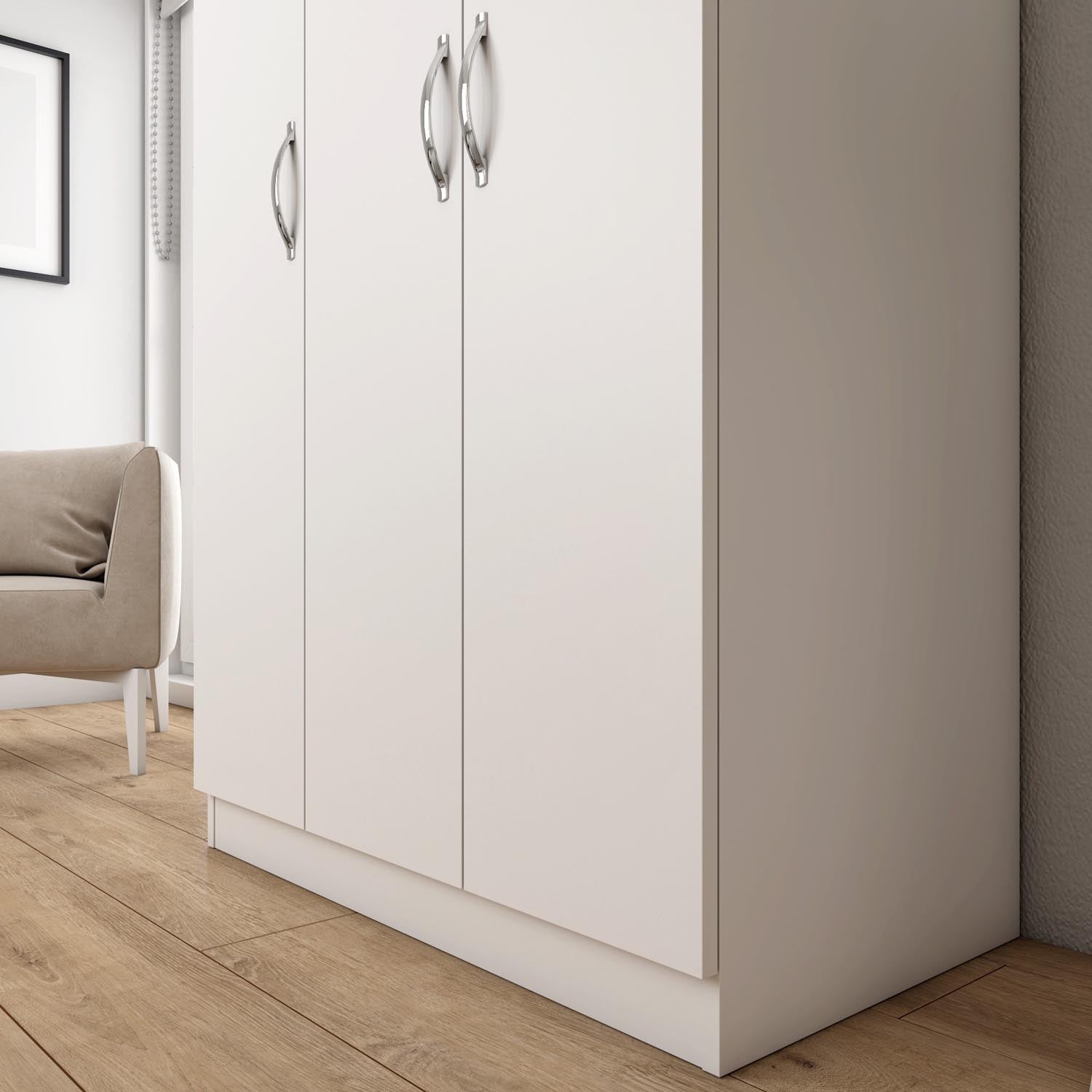 FRN-12023 in Weiss präsentiert im Onlineshop von KAQTU Design AG. Garderobe ist von Hanah Home