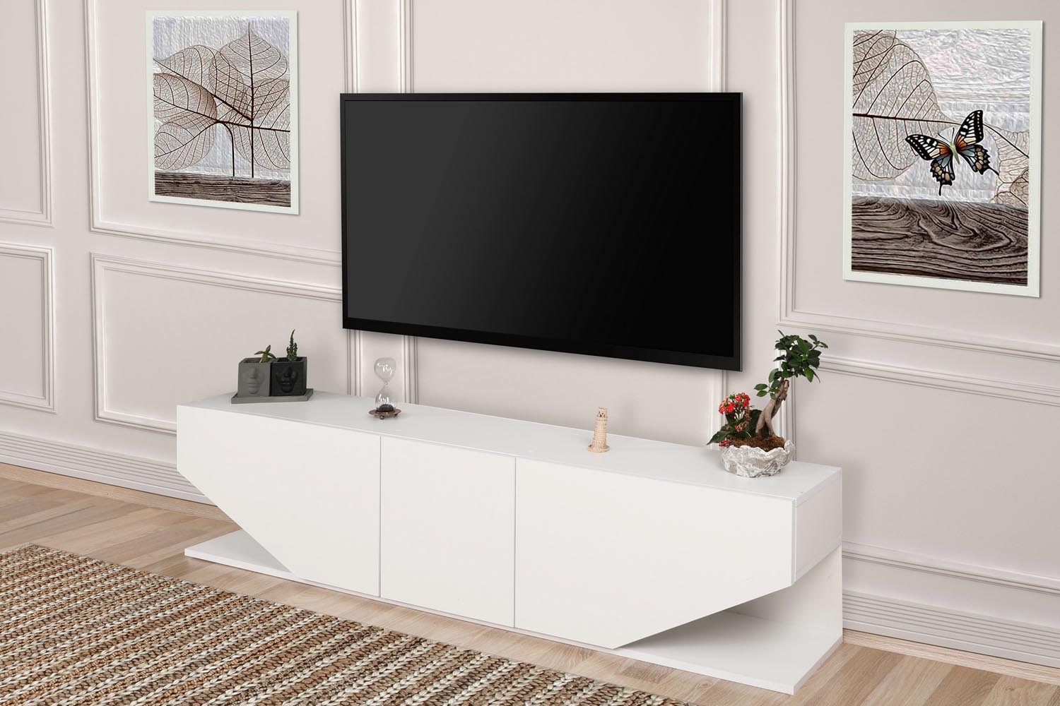 Inci - White in Weiss präsentiert im Onlineshop von KAQTU Design AG. Sideboard ist von Hanah Home