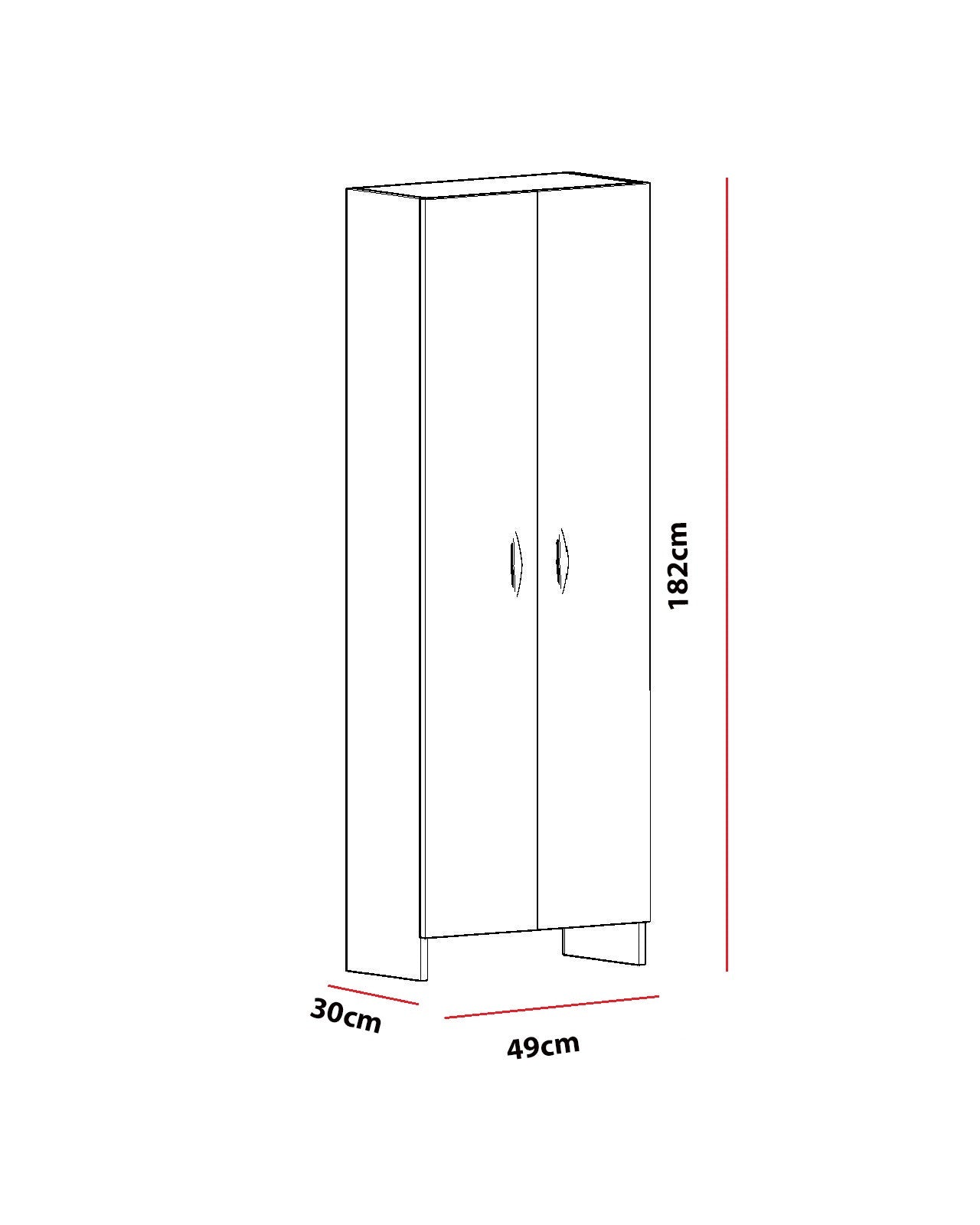 Atlantis - White in Weiss präsentiert im Onlineshop von KAQTU Design AG. Cabinet ist von Hanah Home
