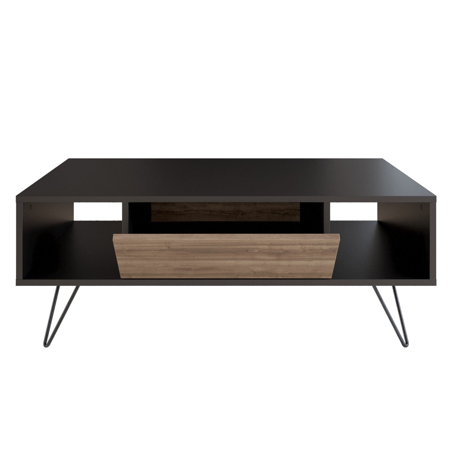Mistico - Black, Walnut in Schwarznuss präsentiert im Onlineshop von KAQTU Design AG. Beistelltisch ist von Hanah Home