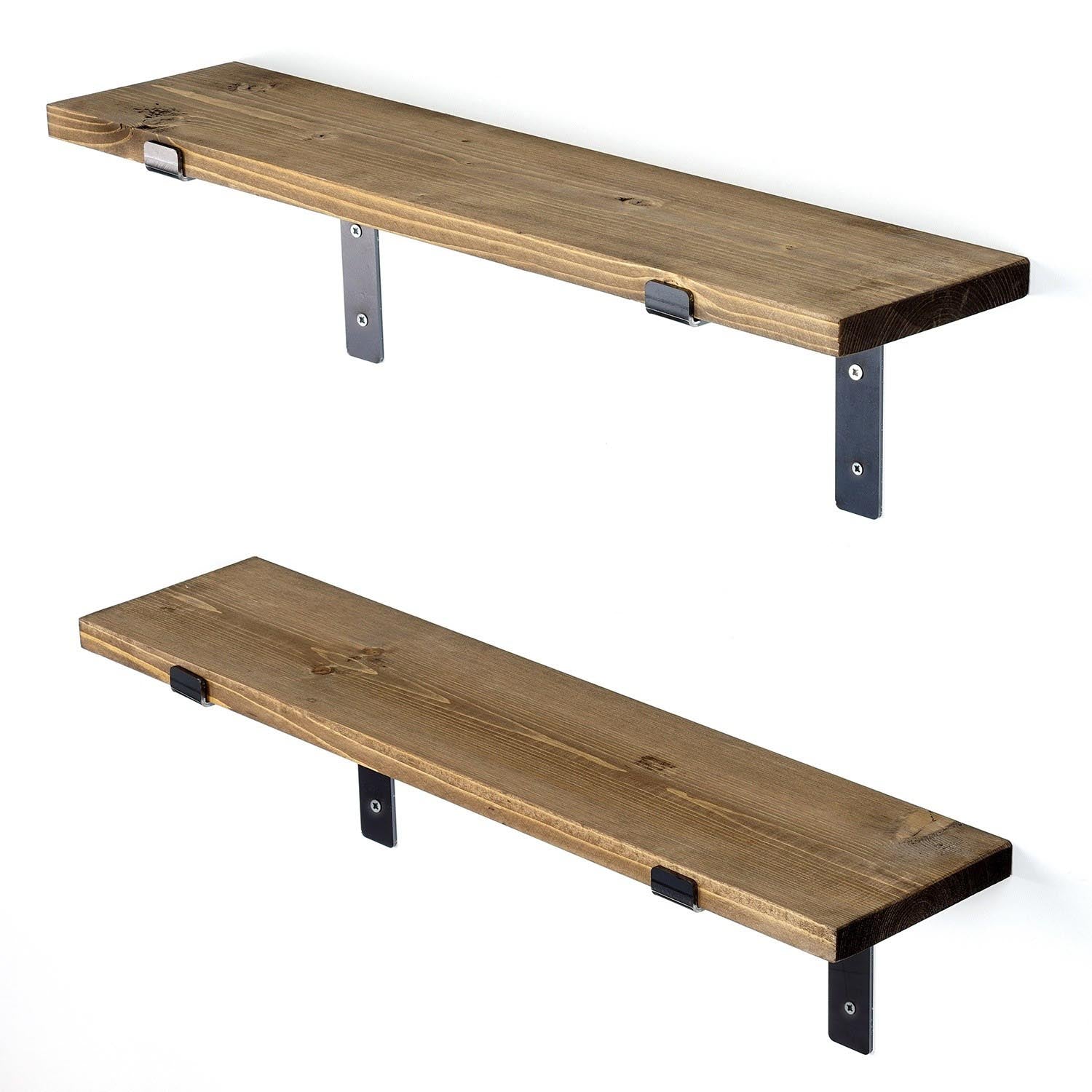 Lam006 in Schwarznuss präsentiert im Onlineshop von KAQTU Design AG. Wandregal ist von Hanah Home