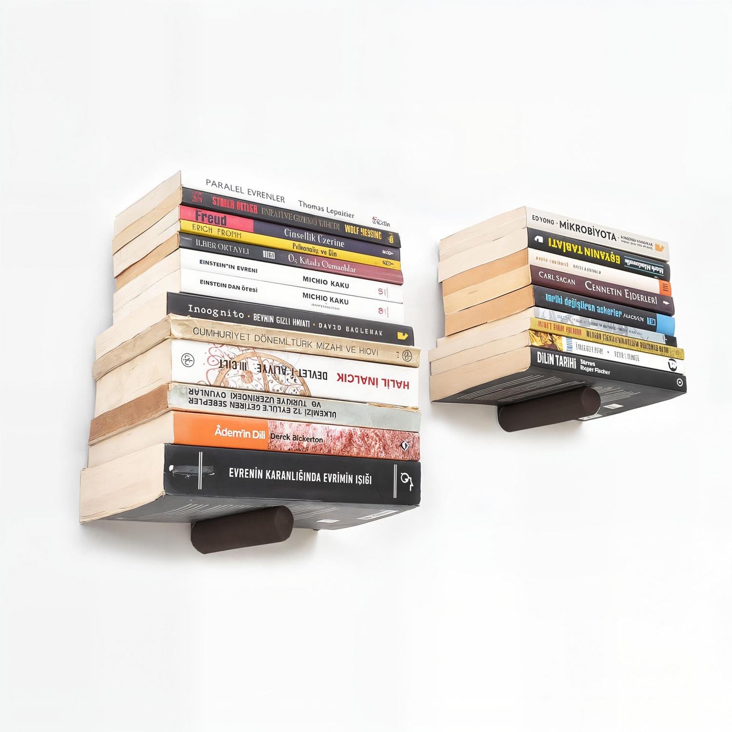Wr042 in Braun Schwarz präsentiert im Onlineshop von KAQTU Design AG. Wandregal ist von Hanah Home