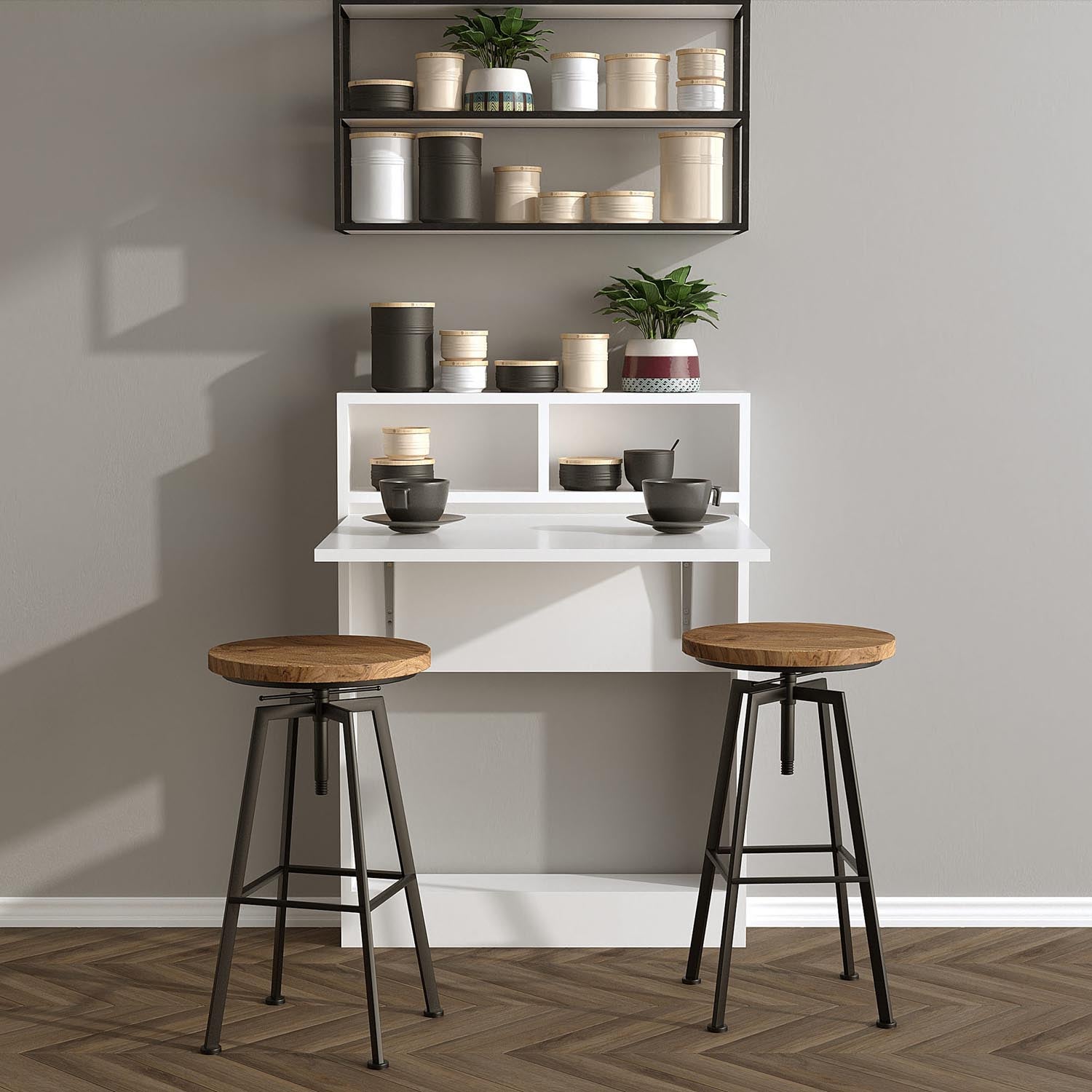 Bracked - White in Weiss präsentiert im Onlineshop von KAQTU Design AG. Esstisch ist von Hanah Home