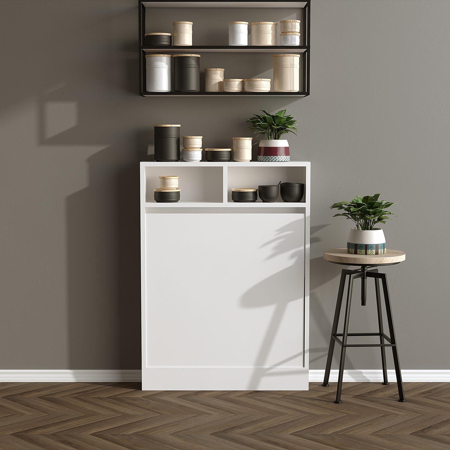 Bracked - White in Weiss präsentiert im Onlineshop von KAQTU Design AG. Esstisch ist von Hanah Home