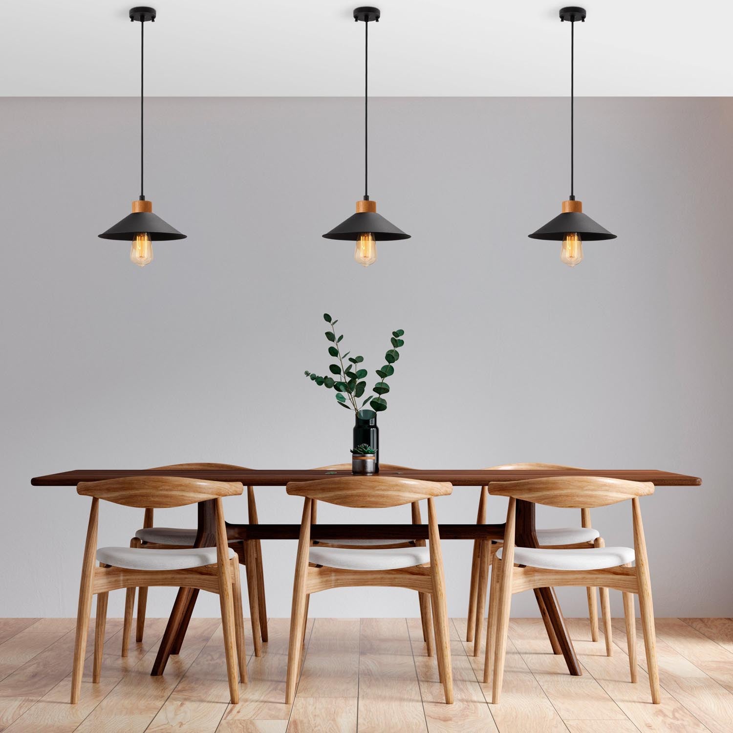 GMN-00007 in Schwarz präsentiert im Onlineshop von KAQTU Design AG. Pendelleuchte ist von Opviq