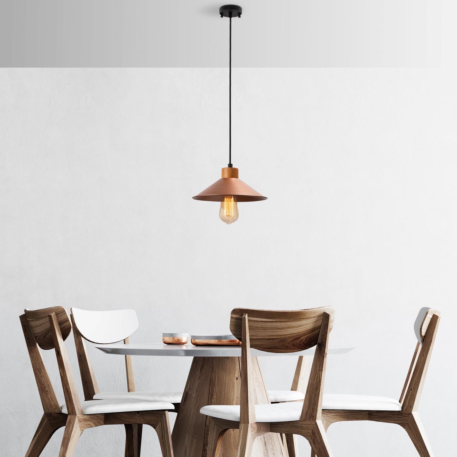 GMN-00003 in Kupfer präsentiert im Onlineshop von KAQTU Design AG. Pendelleuchte ist von Opviq
