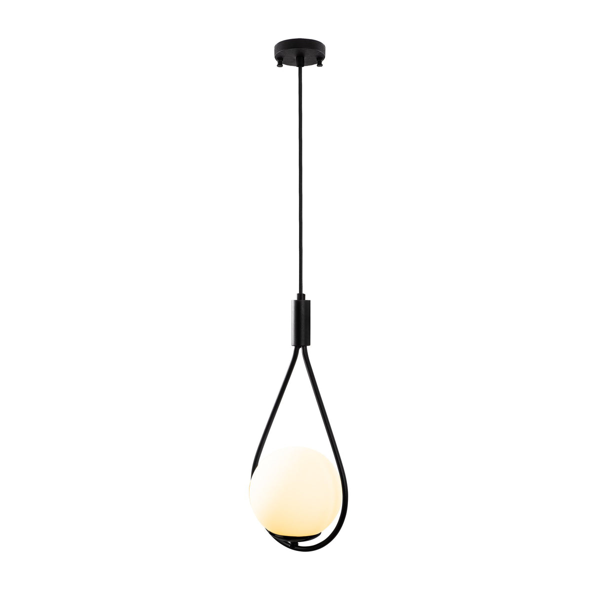 GMN Pendellampe - Schwarz in Schwarz präsentiert im Onlineshop von KAQTU Design AG. Pendelleuchte ist von Opviq