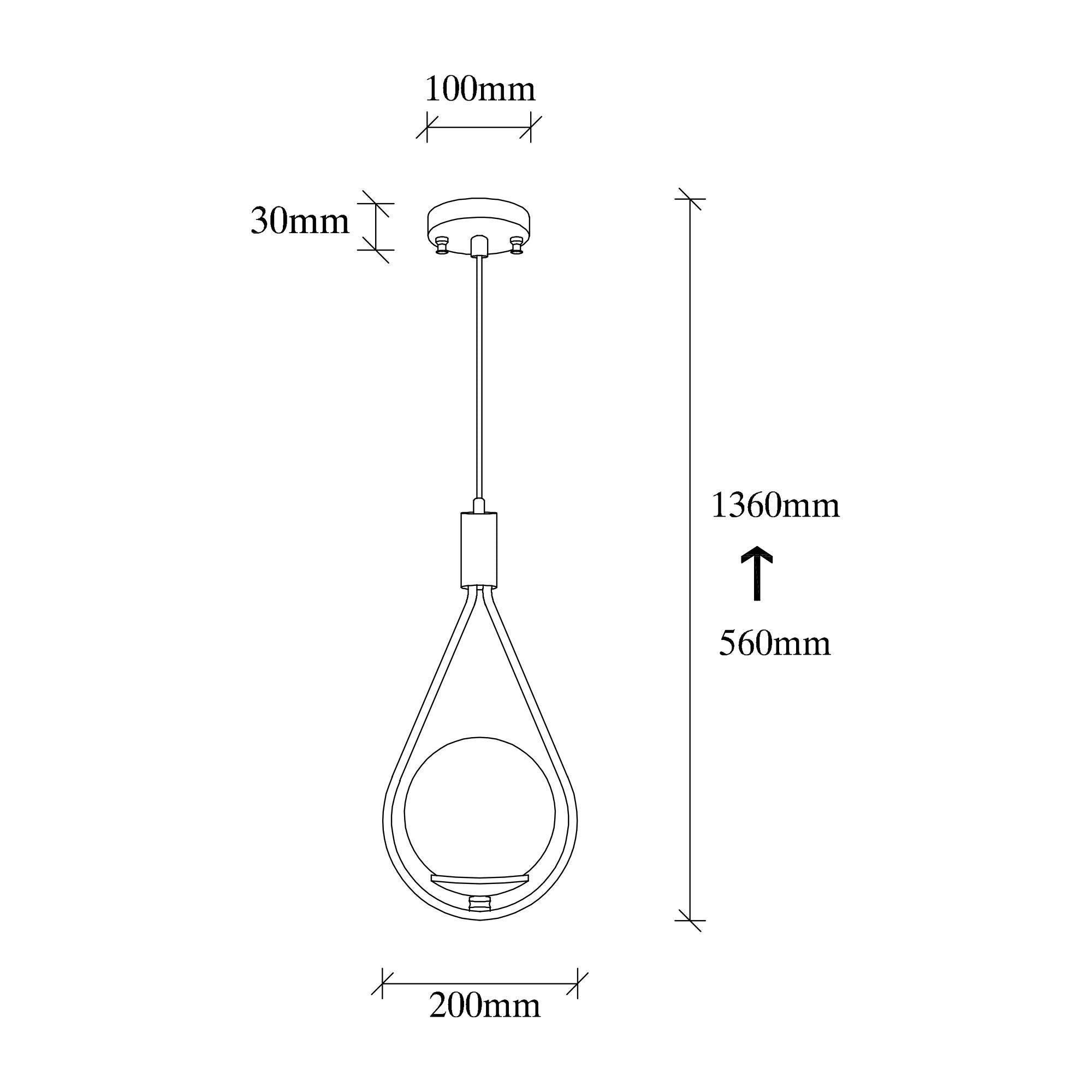 GMN-00008 in Schwarz präsentiert im Onlineshop von KAQTU Design AG. Pendelleuchte ist von Opviq