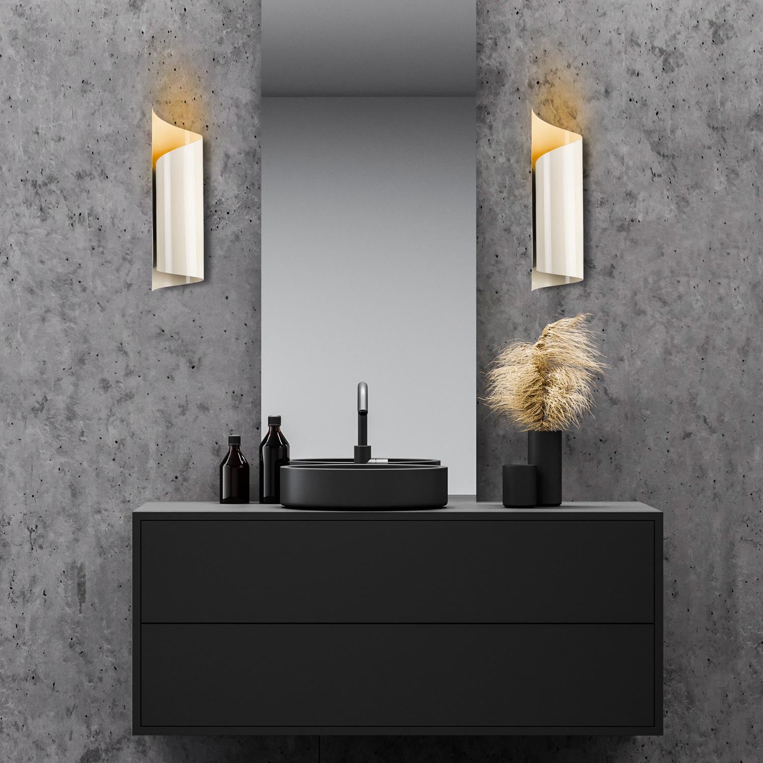 GMN-000012 in Sahne präsentiert im Onlineshop von KAQTU Design AG. Wandleuchte ist von Opviq