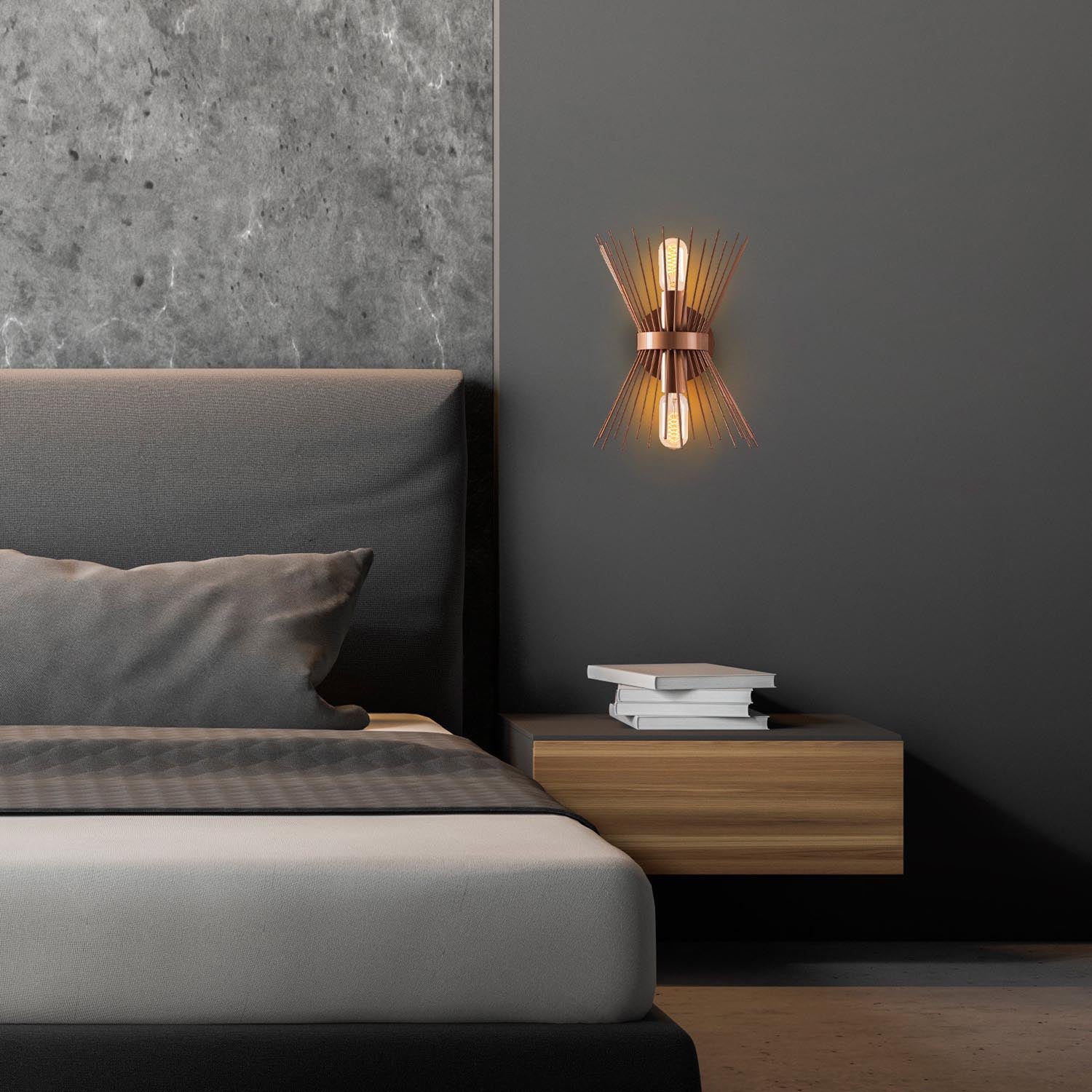 GMN-000010 in Kupfer präsentiert im Onlineshop von KAQTU Design AG. Wandleuchte ist von Opviq