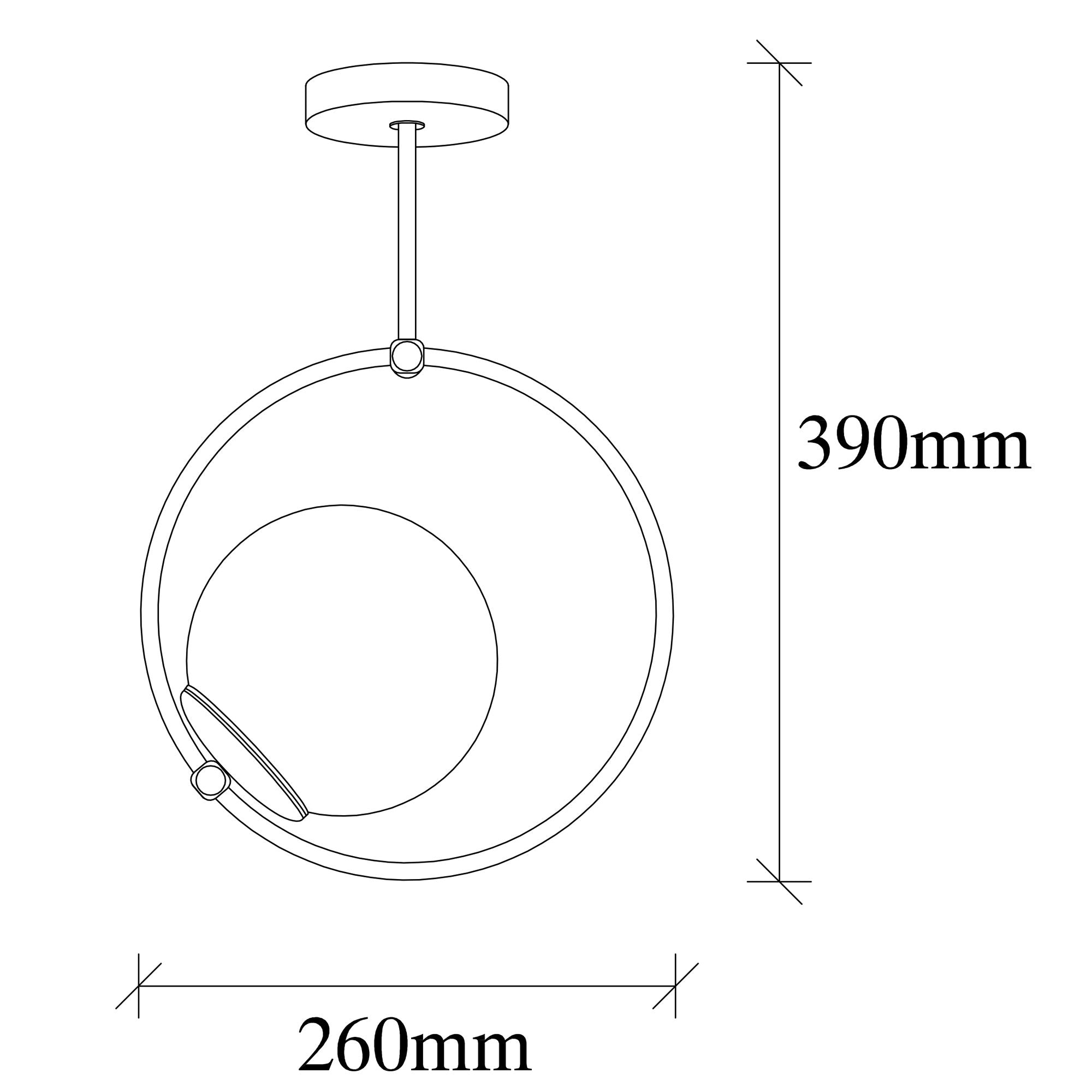 GMN-000013 in Schwarz präsentiert im Onlineshop von KAQTU Design AG. Pendelleuchte ist von Opviq