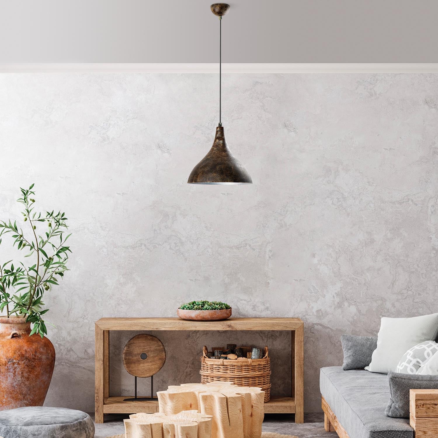 BITLIS-N-1395-RETRO in Antiquation präsentiert im Onlineshop von KAQTU Design AG. Pendelleuchte ist von Opviq