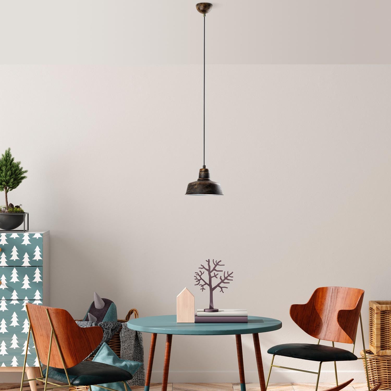 MEMATI-181RETRO-1 in Antiquation präsentiert im Onlineshop von KAQTU Design AG. Pendelleuchte ist von Opviq