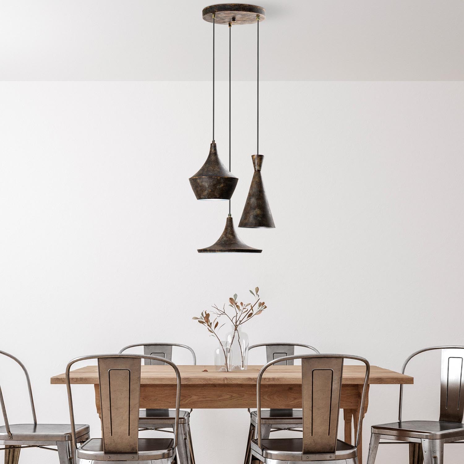 TOM-3556-RETRO in Antiquation präsentiert im Onlineshop von KAQTU Design AG. Pendelleuchte ist von Opviq
