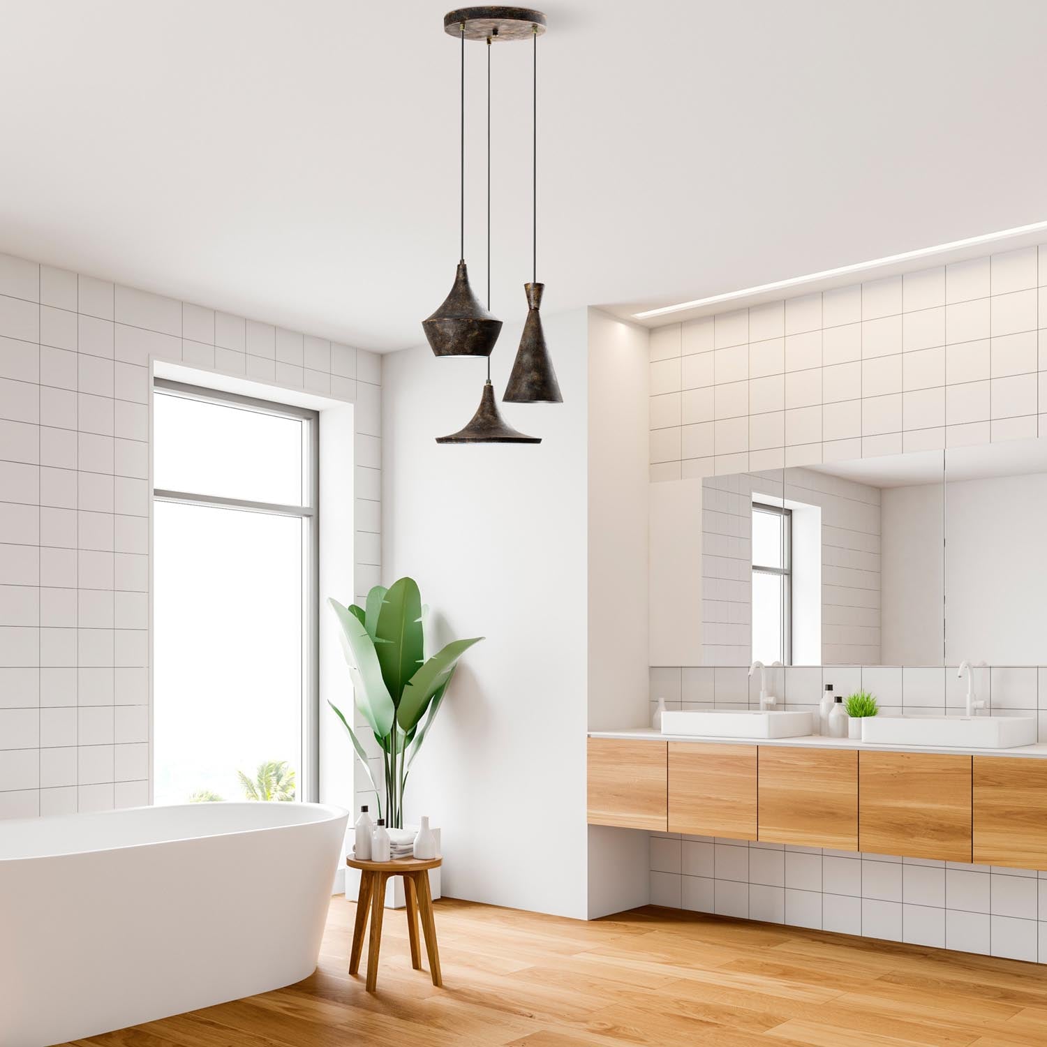 TOM-3556-RETRO in Antiquation präsentiert im Onlineshop von KAQTU Design AG. Pendelleuchte ist von Opviq