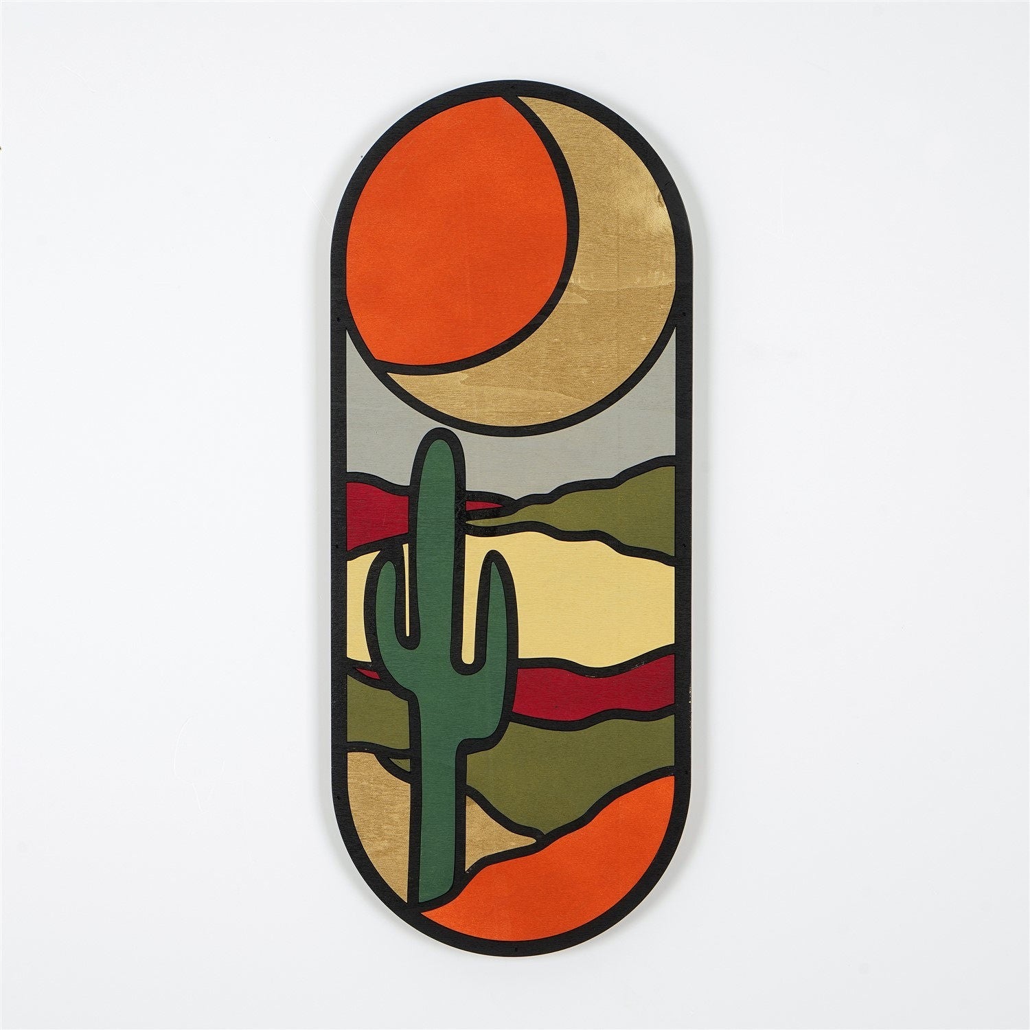 ART059 in Mehrfarbig präsentiert im Onlineshop von KAQTU Design AG. Wanddeko ist von Wallity