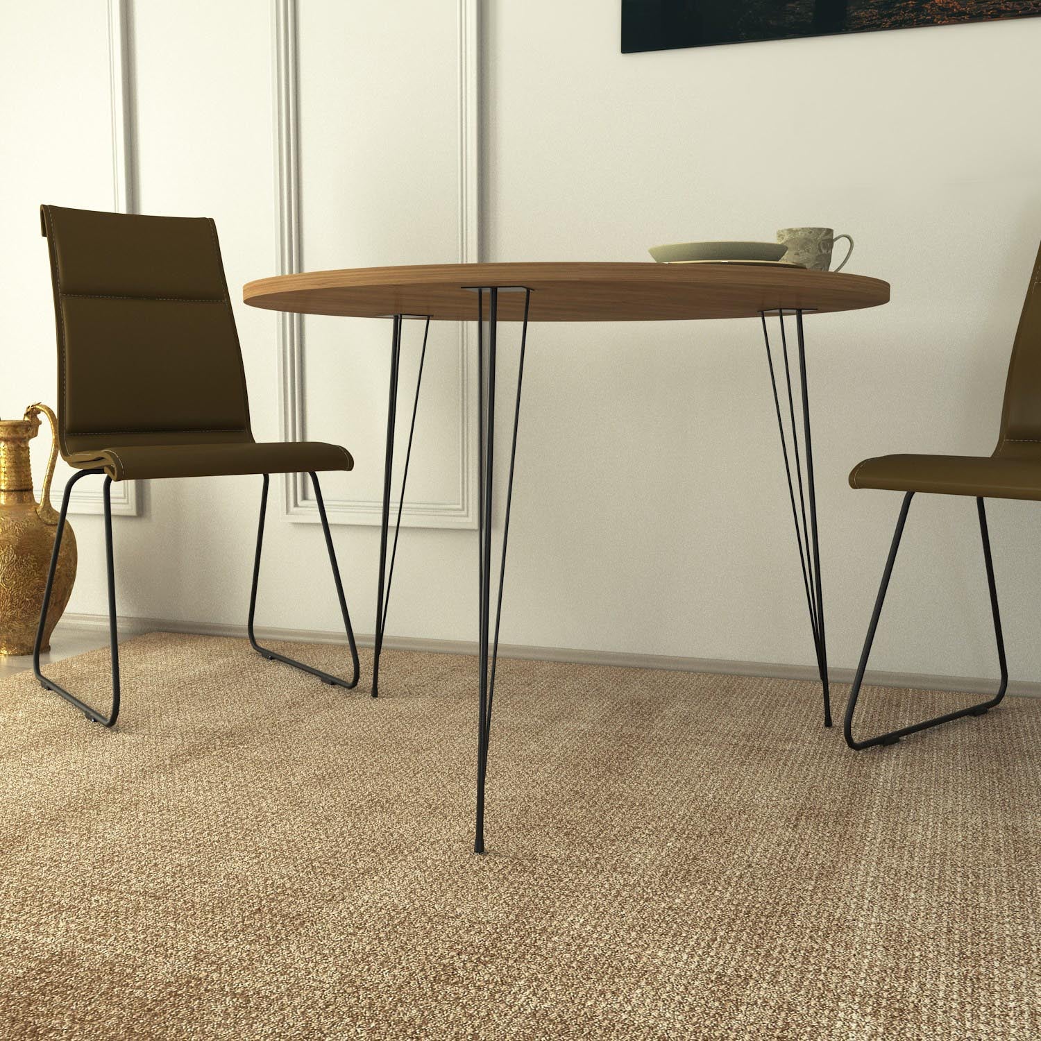 Sandalf - Caucasian Oak in Kaukasische Eiche präsentiert im Onlineshop von KAQTU Design AG. Esstisch ist von Hanah Home