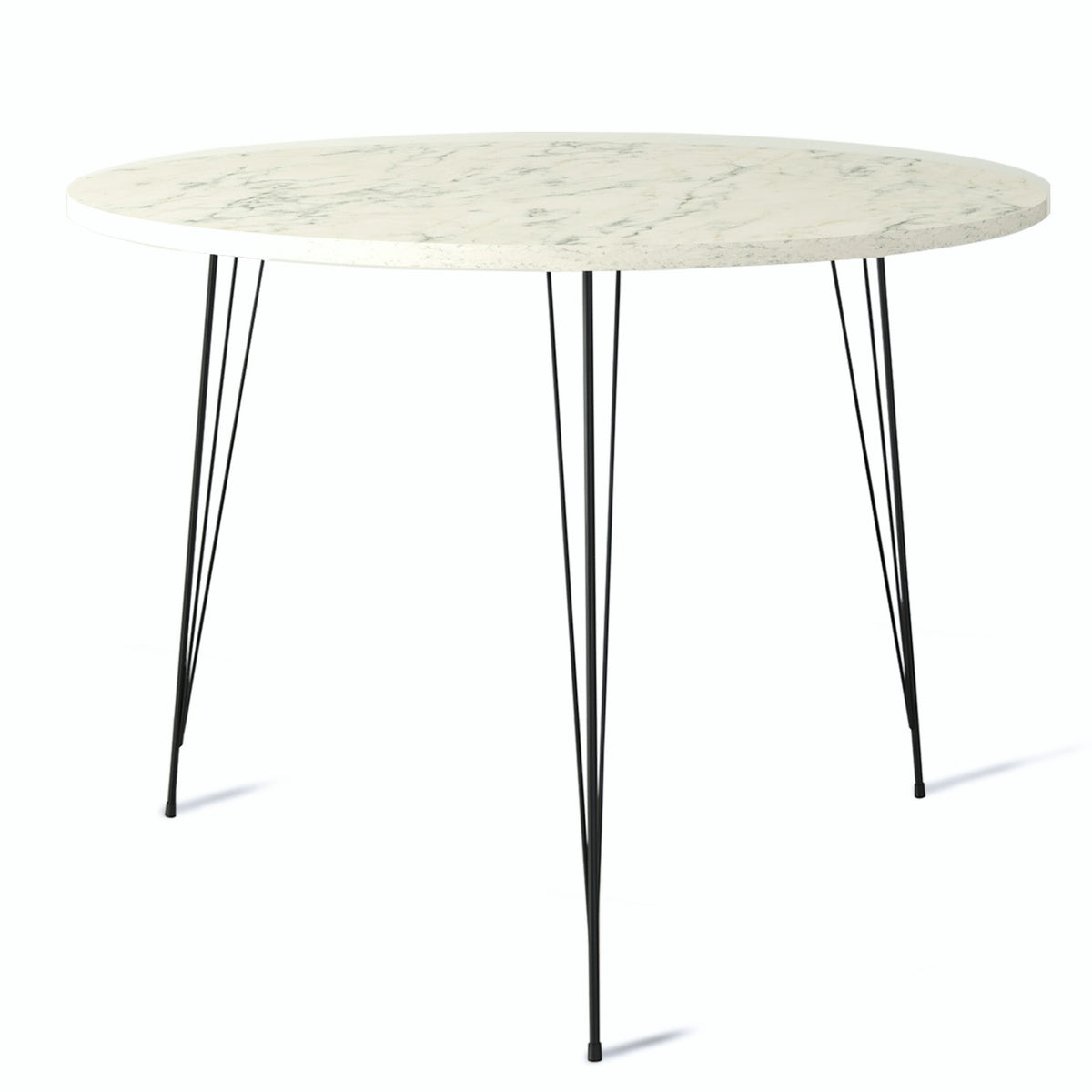 Sandalf Esstisch - Schwarz Weiss in Schwarz Weiss präsentiert im Onlineshop von KAQTU Design AG. Esstisch ist von Hanah Home