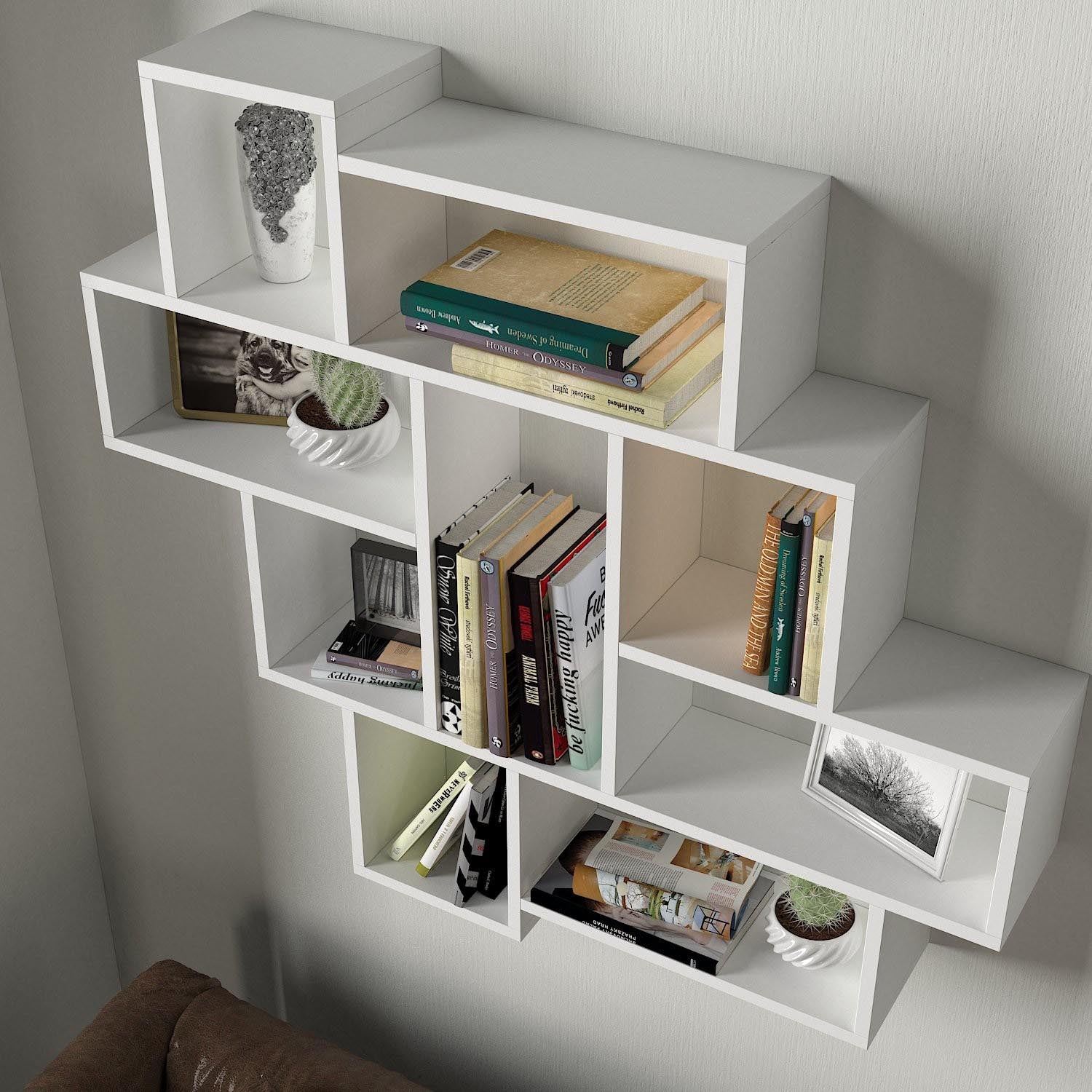 Parola - White in Weiss präsentiert im Onlineshop von KAQTU Design AG. Wandregal ist von Hanah Home
