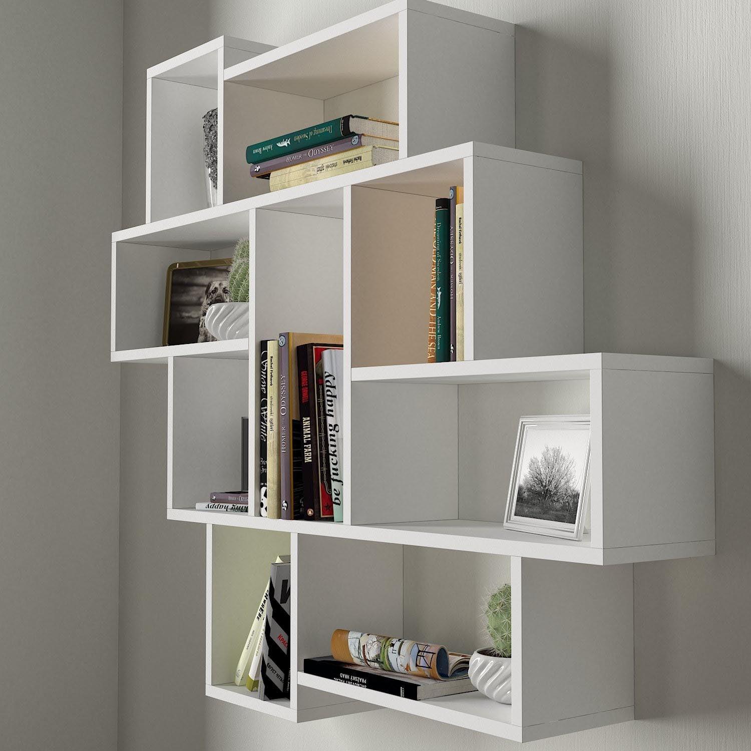 Parola - White in Weiss präsentiert im Onlineshop von KAQTU Design AG. Wandregal ist von Hanah Home