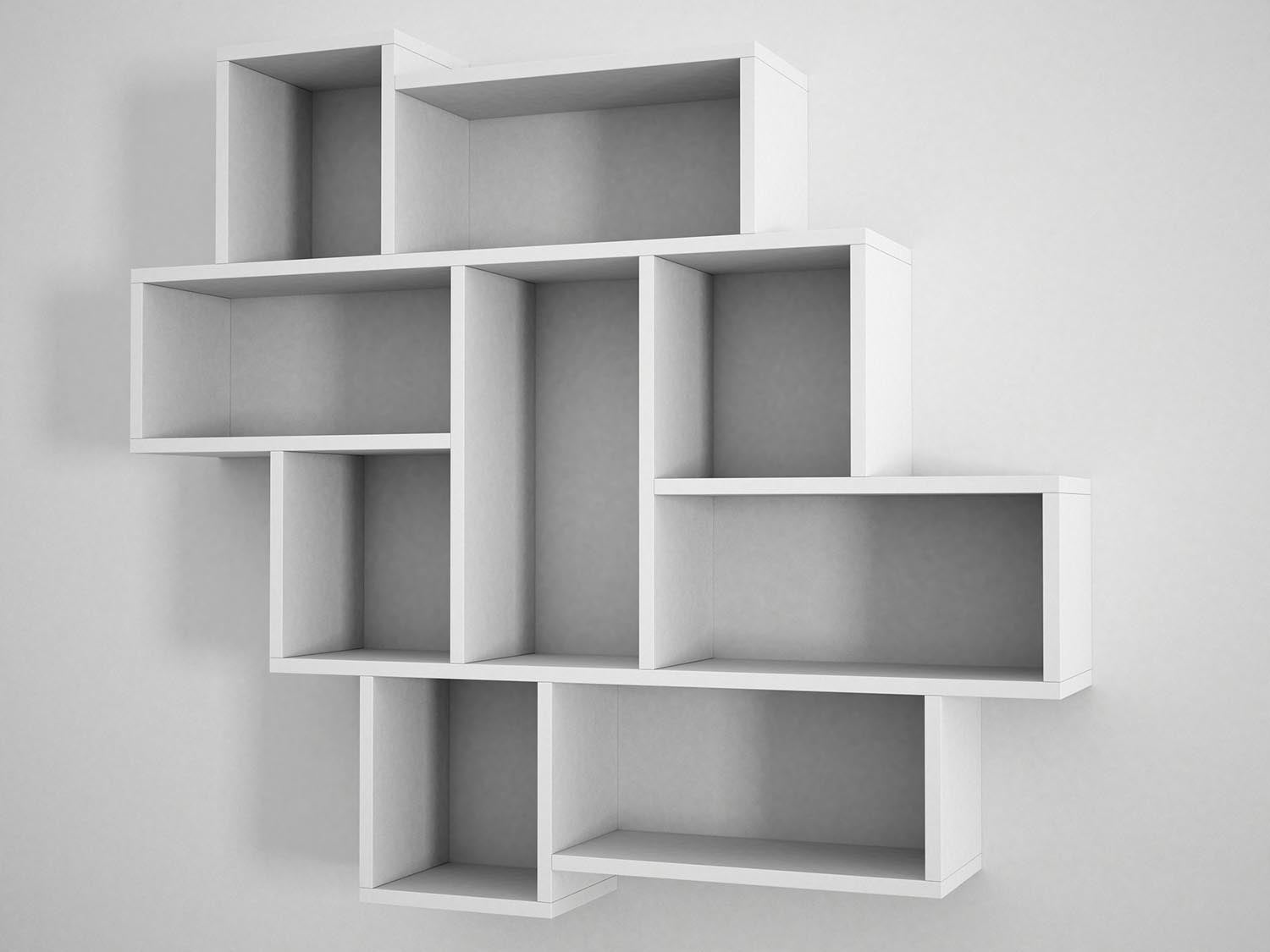 Parola - White in Weiss präsentiert im Onlineshop von KAQTU Design AG. Wandregal ist von Hanah Home