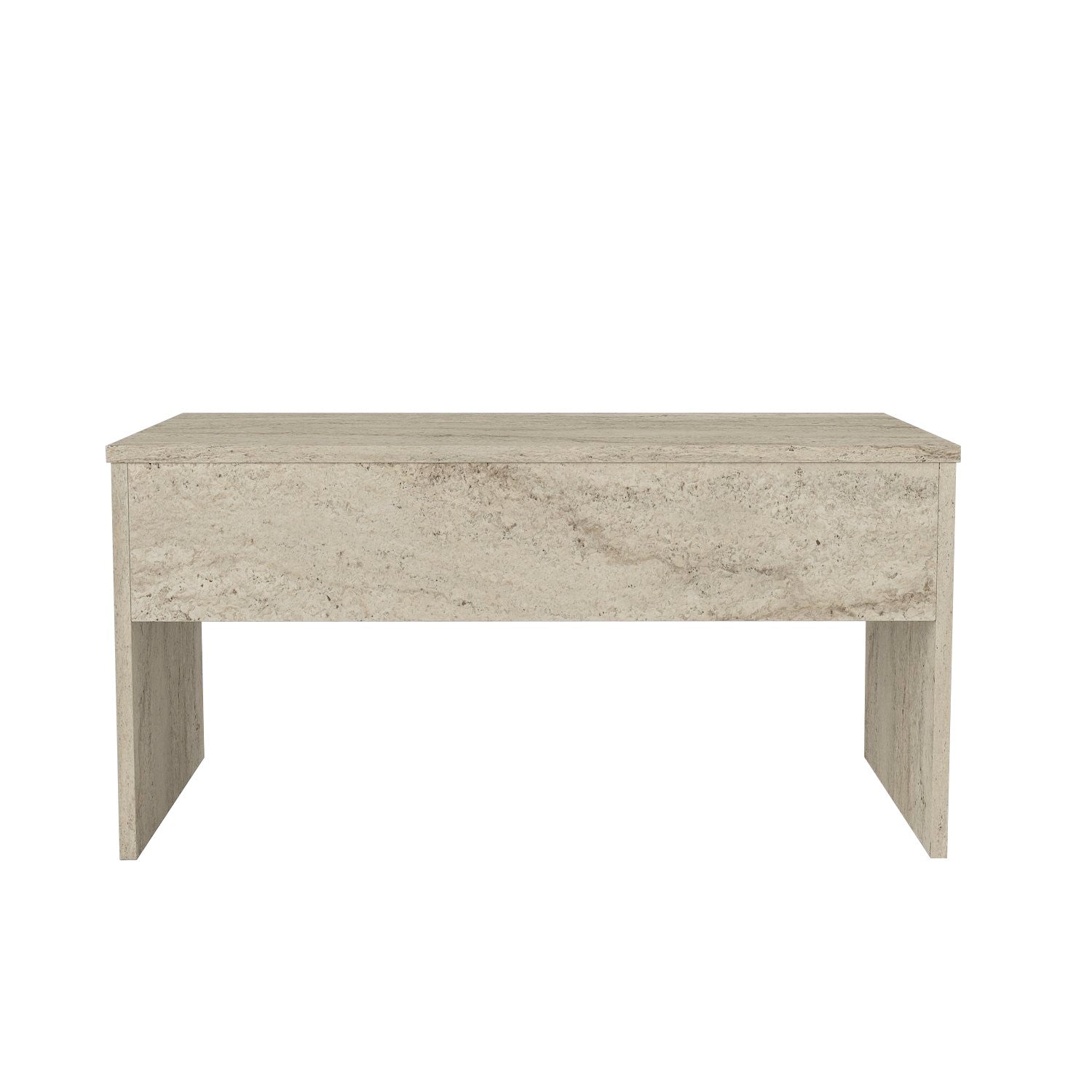 Akilli in Travertin präsentiert im Onlineshop von KAQTU Design AG. Beistelltisch ist von Hanah Home