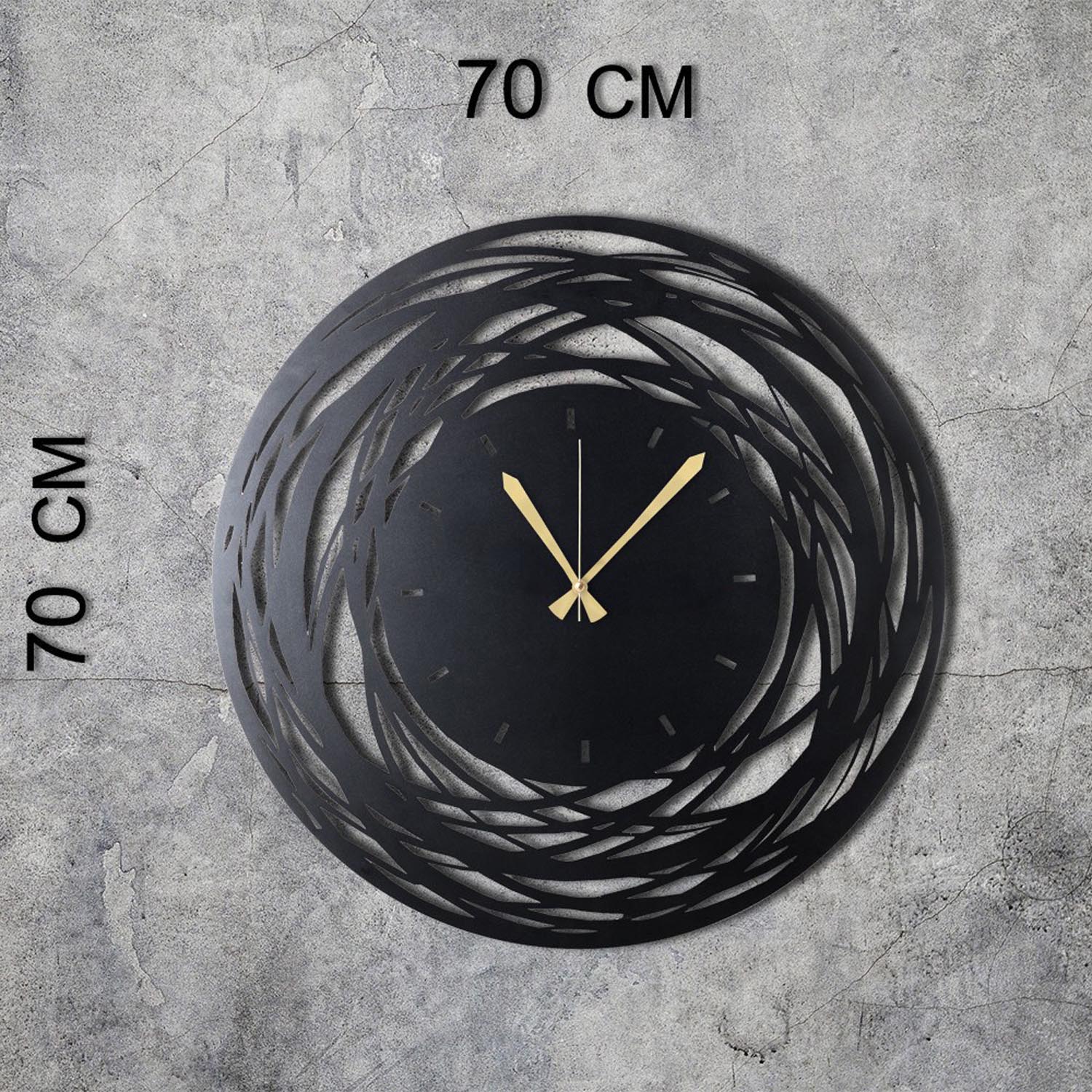 WATCH-043 in Schwarz präsentiert im Onlineshop von KAQTU Design AG. Wanduhr ist von Wallity